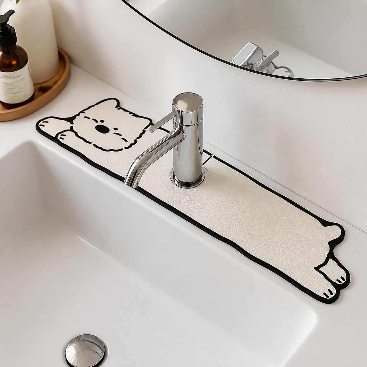 Cute Critter Faucet Mat