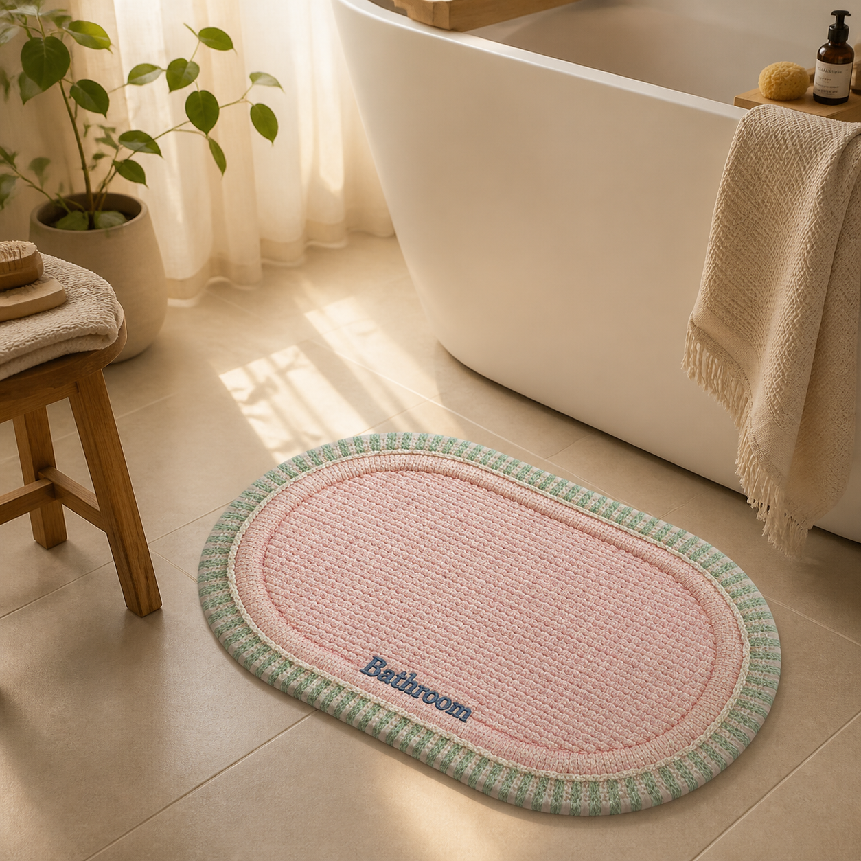Dopamine Pop Bathroom Mat
