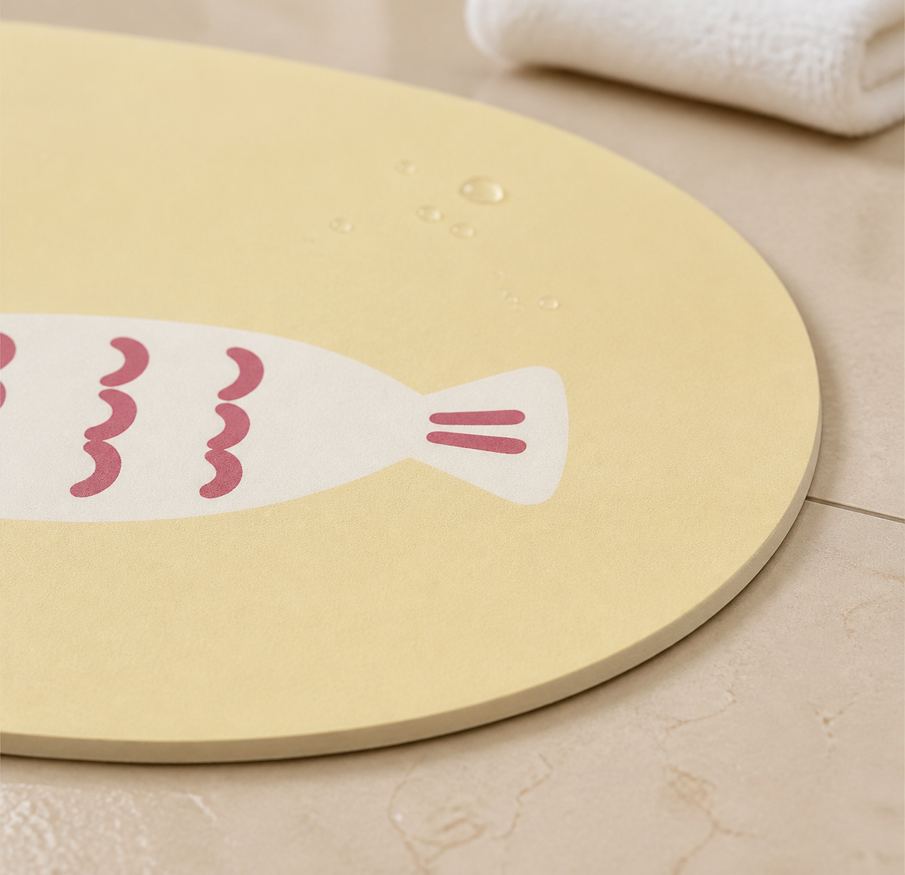 Little Fish Diatomite Bath Mat