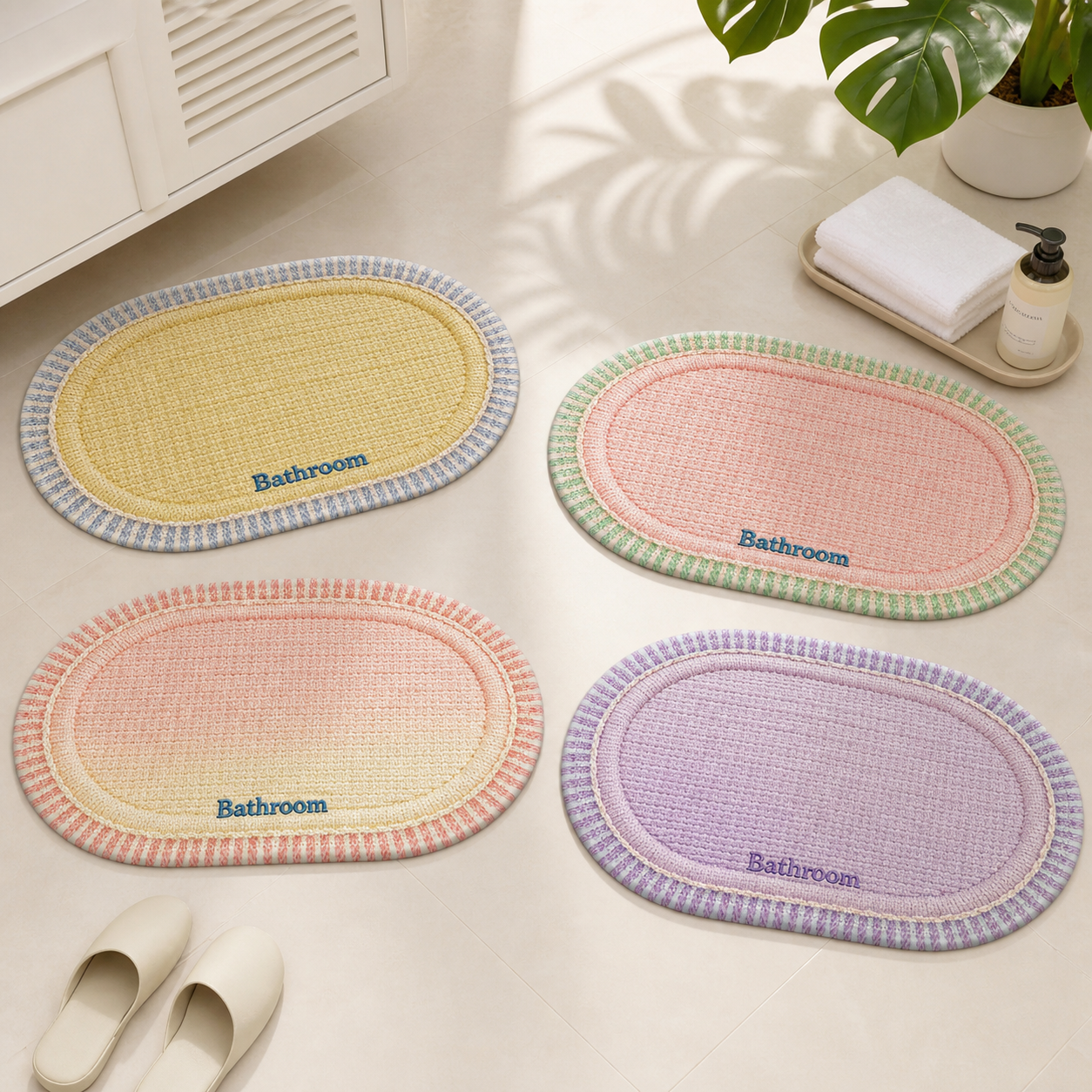 Dopamine Pop Bathroom Mat