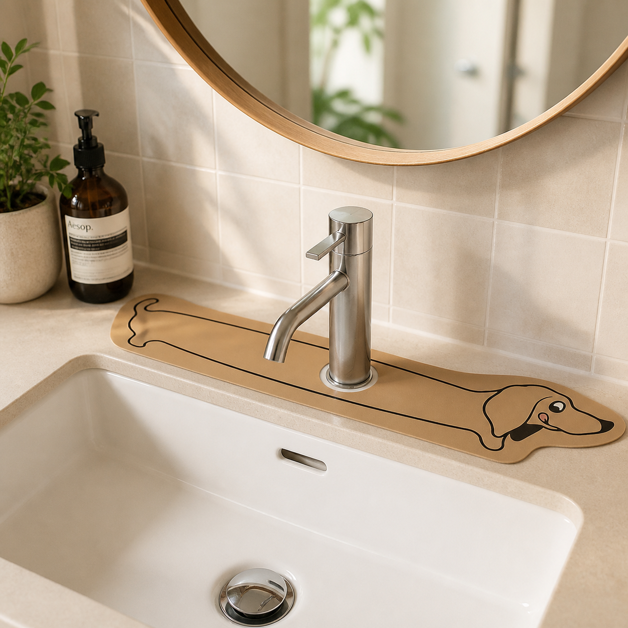 Cute Critter Faucet Mat