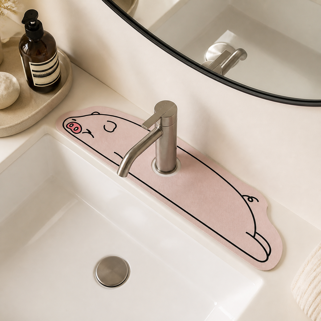 Cute Critter Faucet Mat
