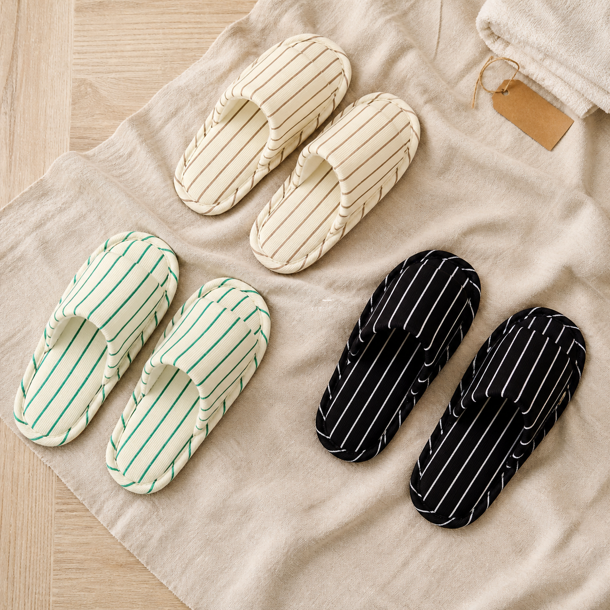Everyday Stripe Home Slippers