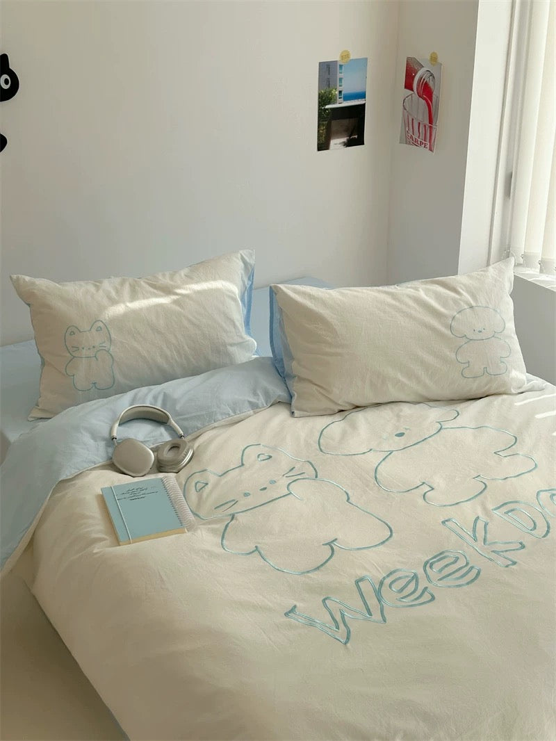 Calm Doodles Bedding Set