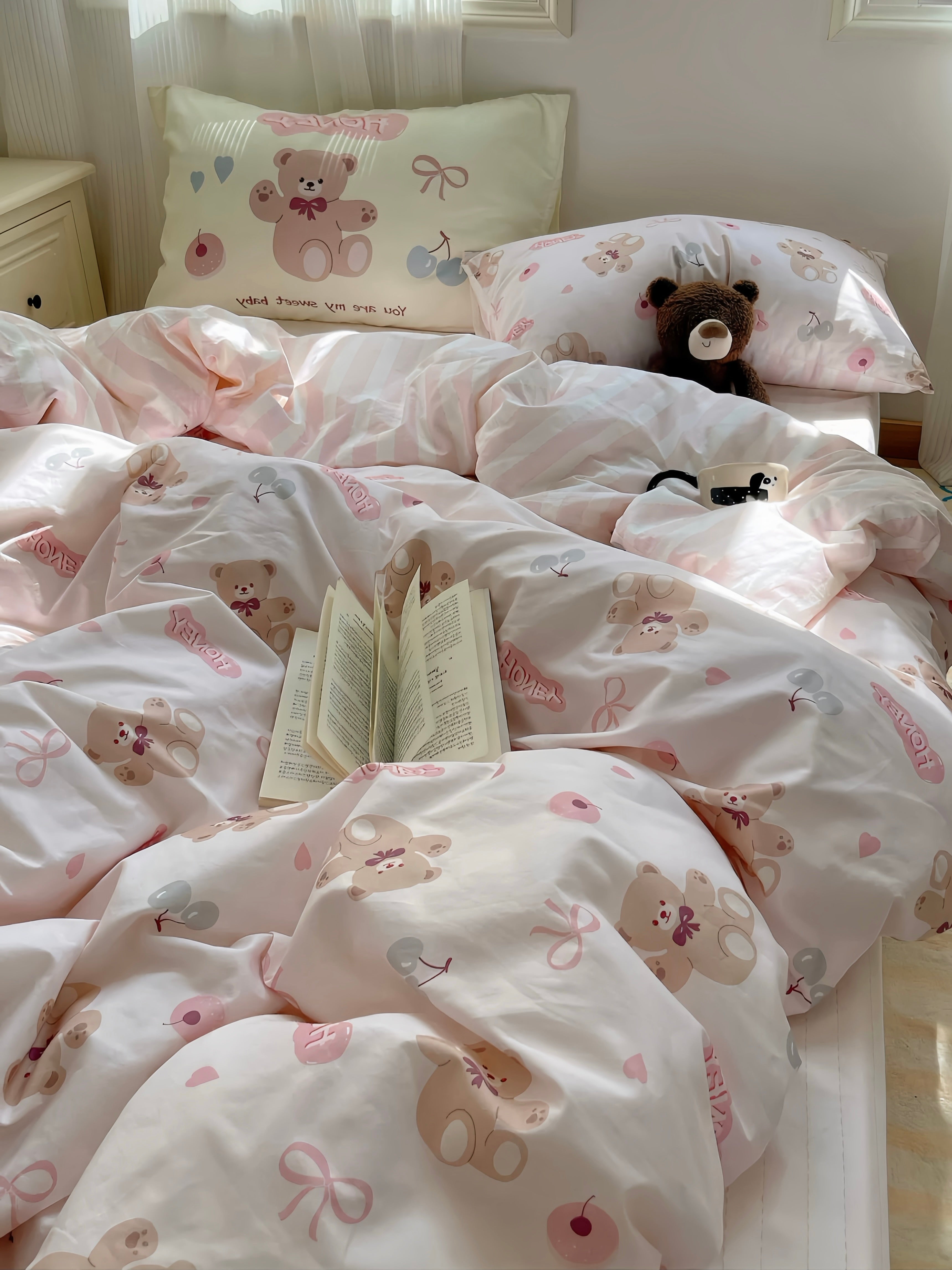 Plush Bear Comfort Bedding Set