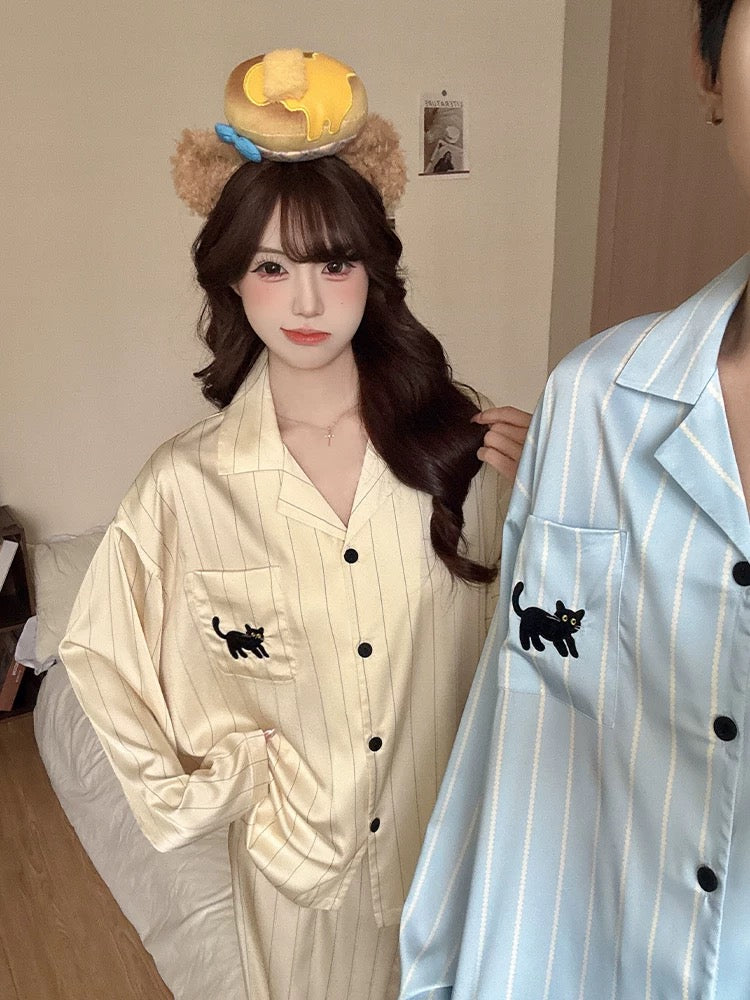 Paris Stripe Cat HomeWear