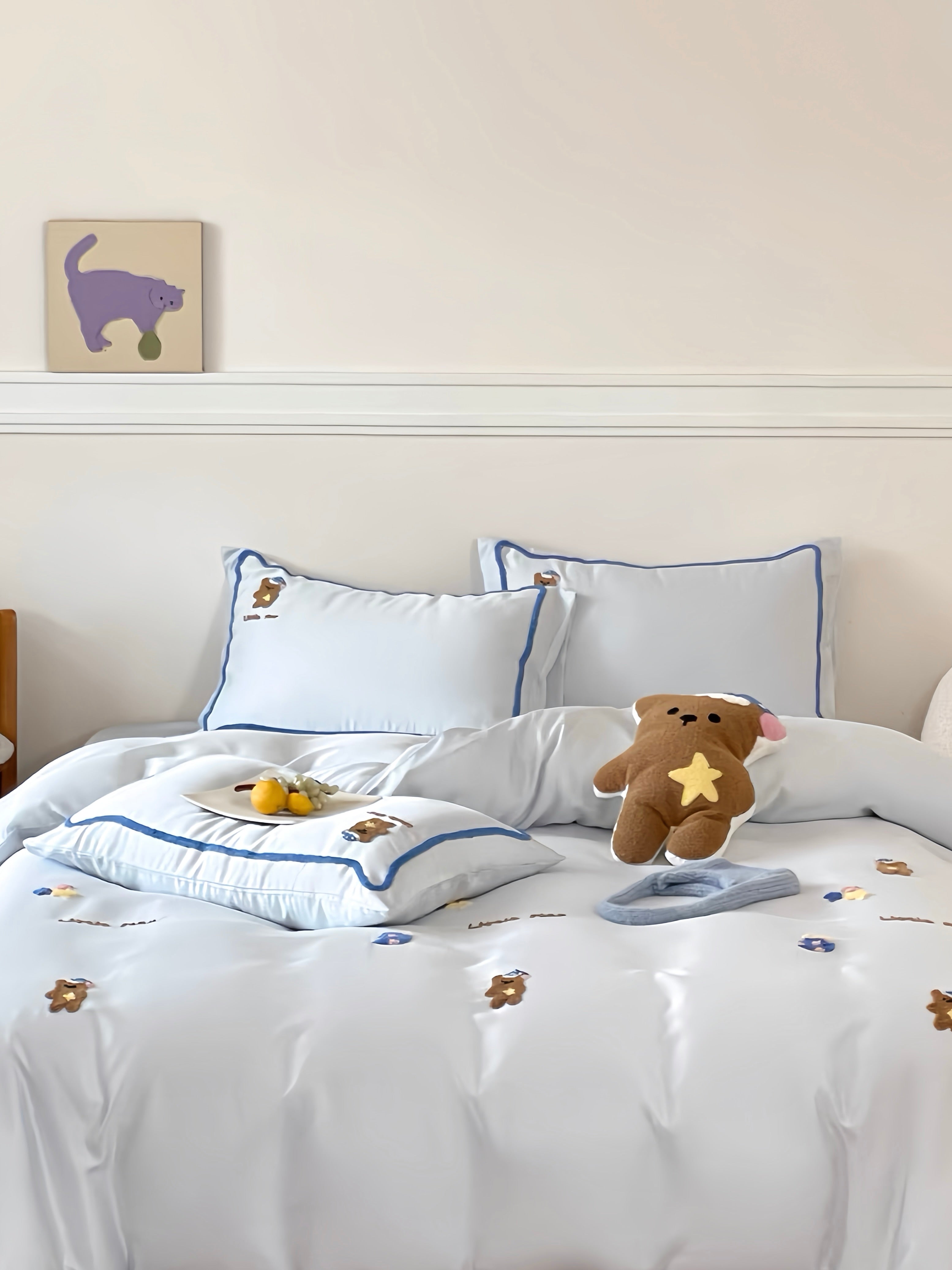 100S Skyline Bear Atelier Bedding Set