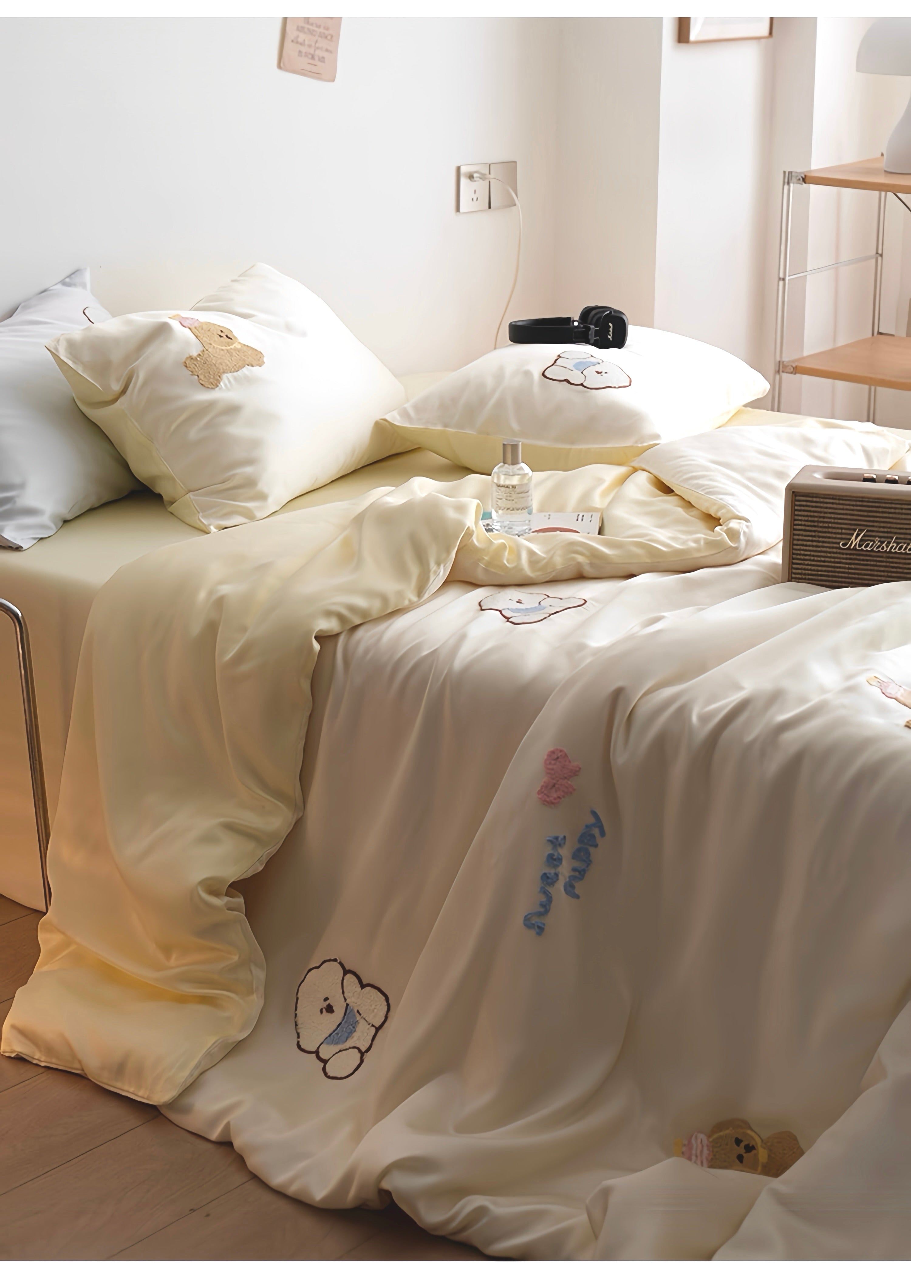 Tencel Warm Milk Companion Bedding Set