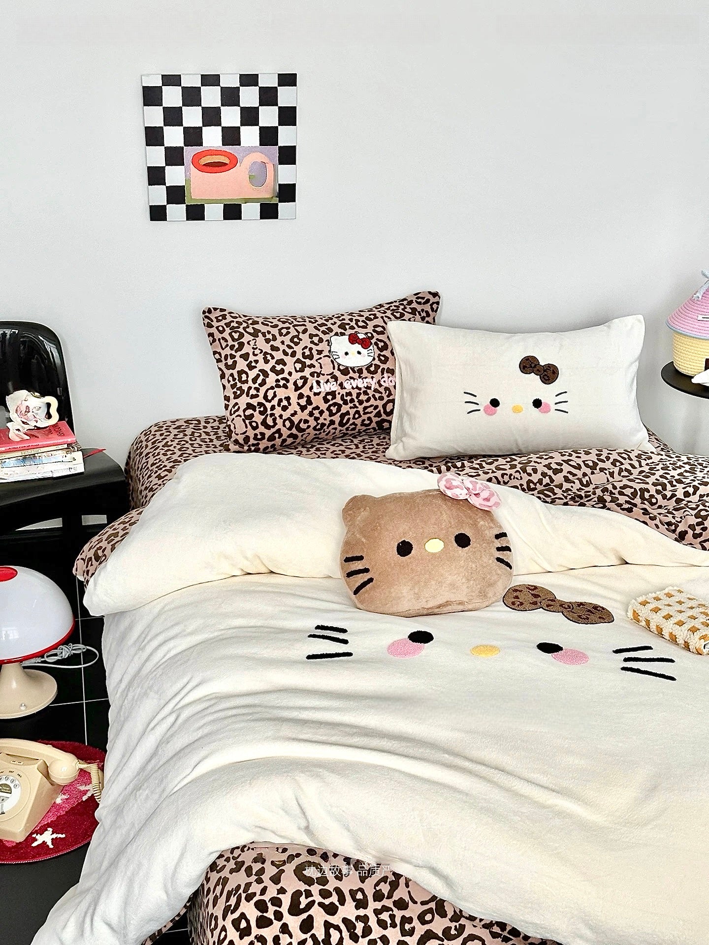 Blush Leopard Whisper Bedding Set