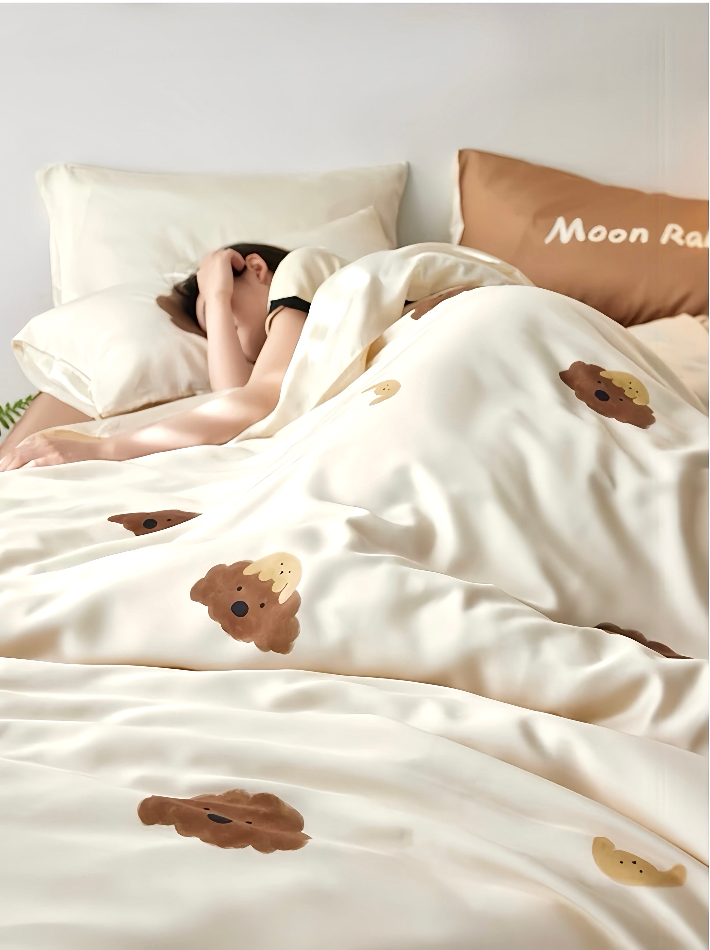 Tencel Toffee Nap Bedding Set