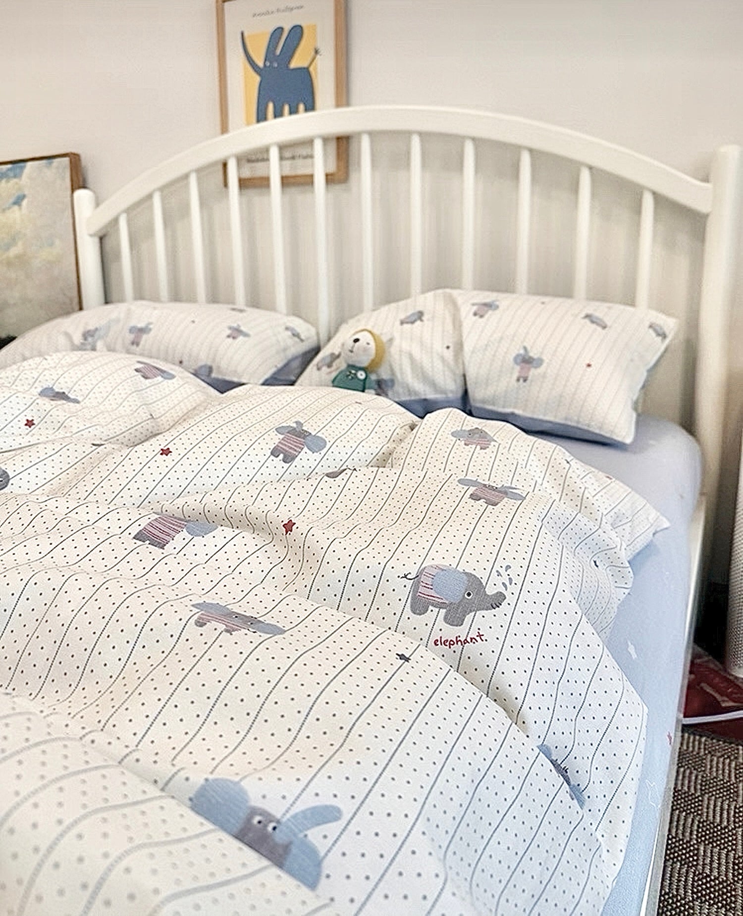 Elephant in the Clouds Bedding Set