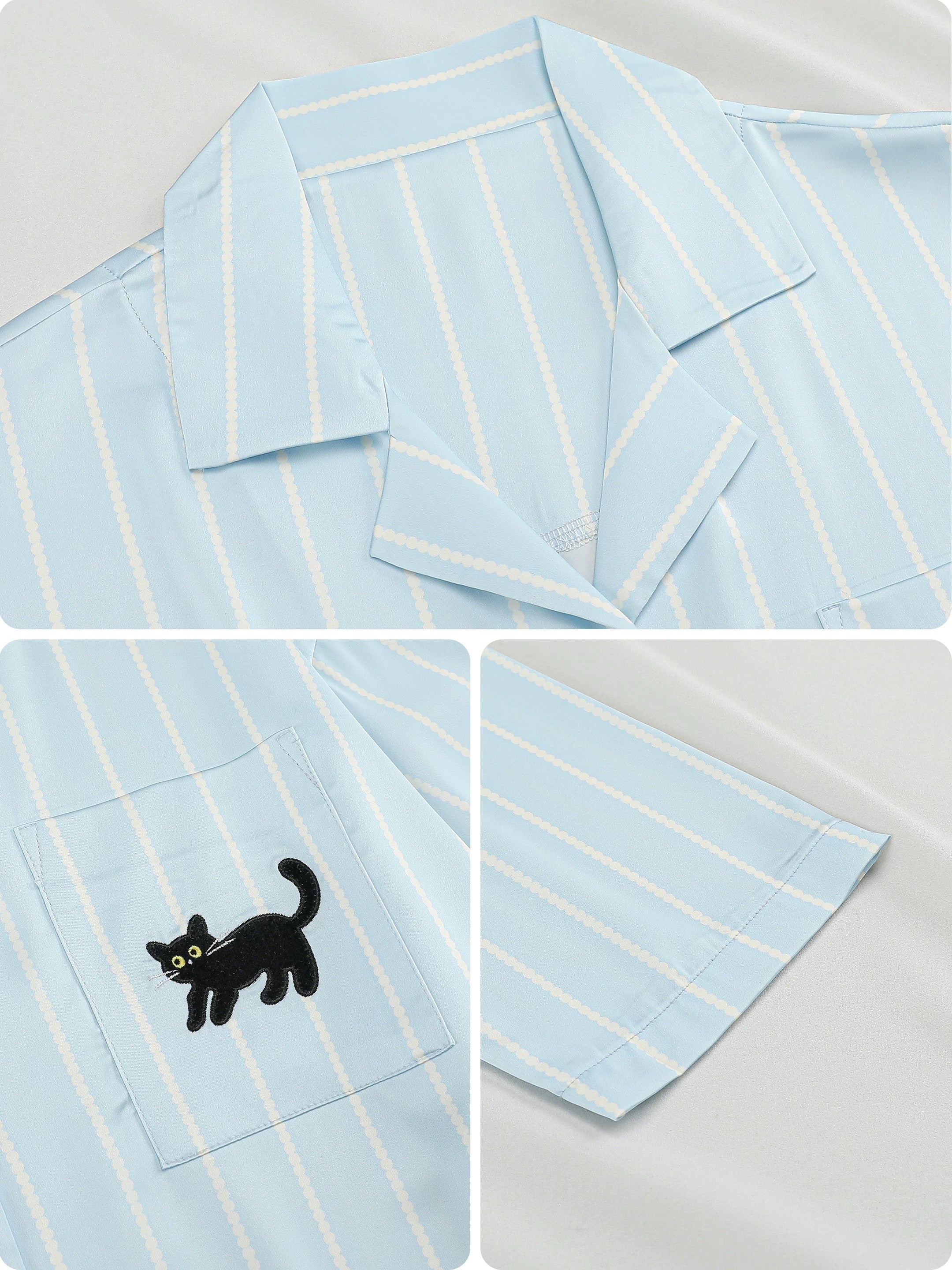 Paris Stripe Cat HomeWear