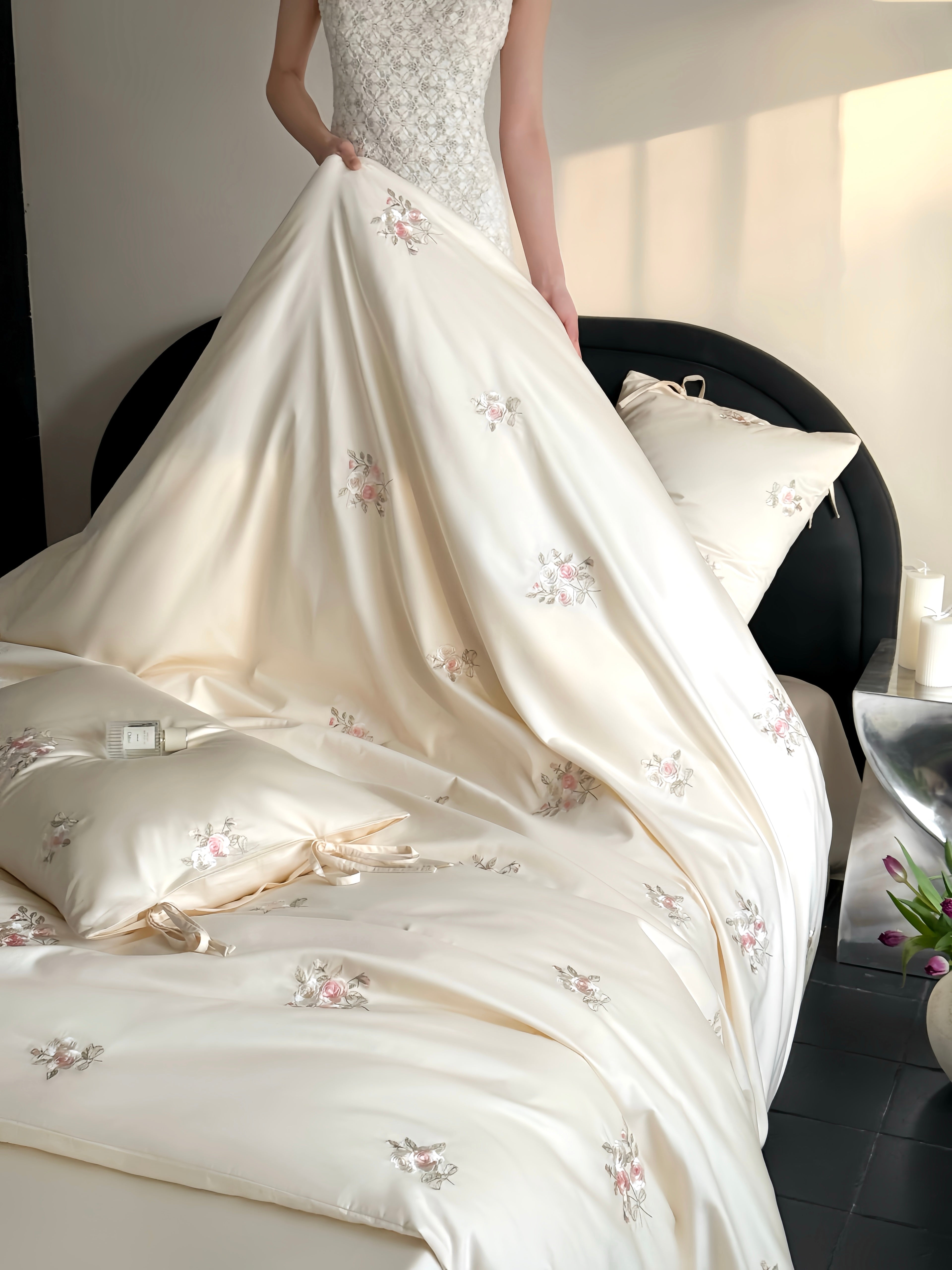 100S Blooming Elegance Bedding Set