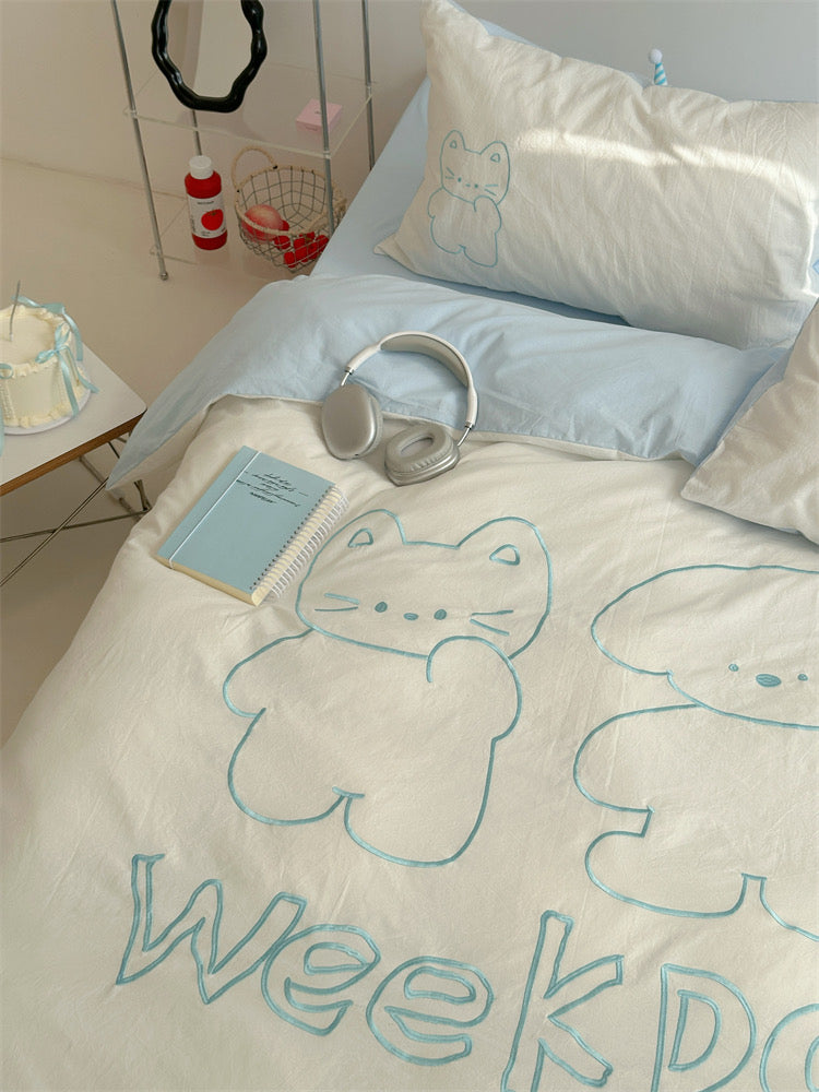 Calm Doodles Bedding Set