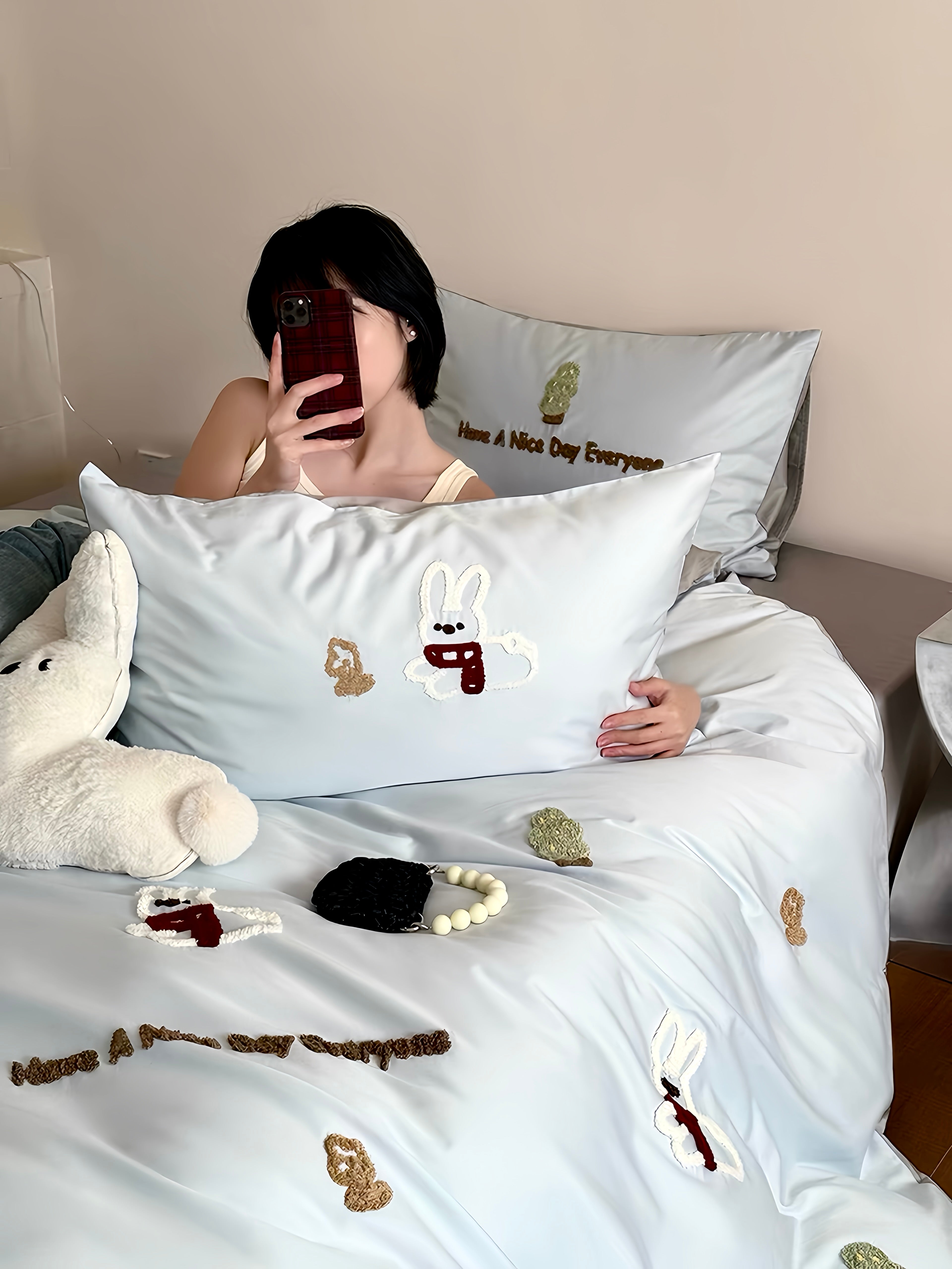 Cozy Rabbit Tales Bedding Set