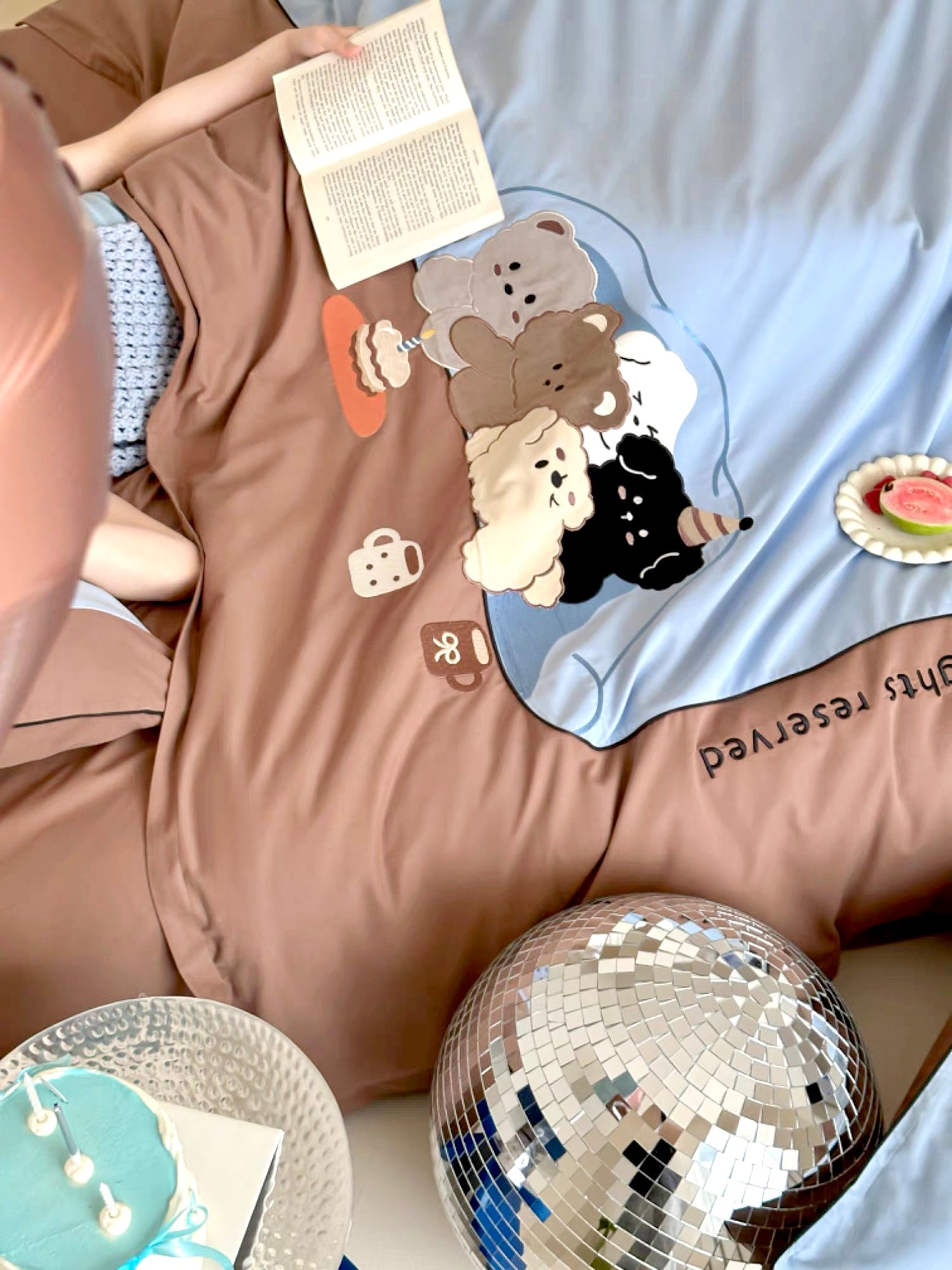 100S Choco Picnic Bedding Set