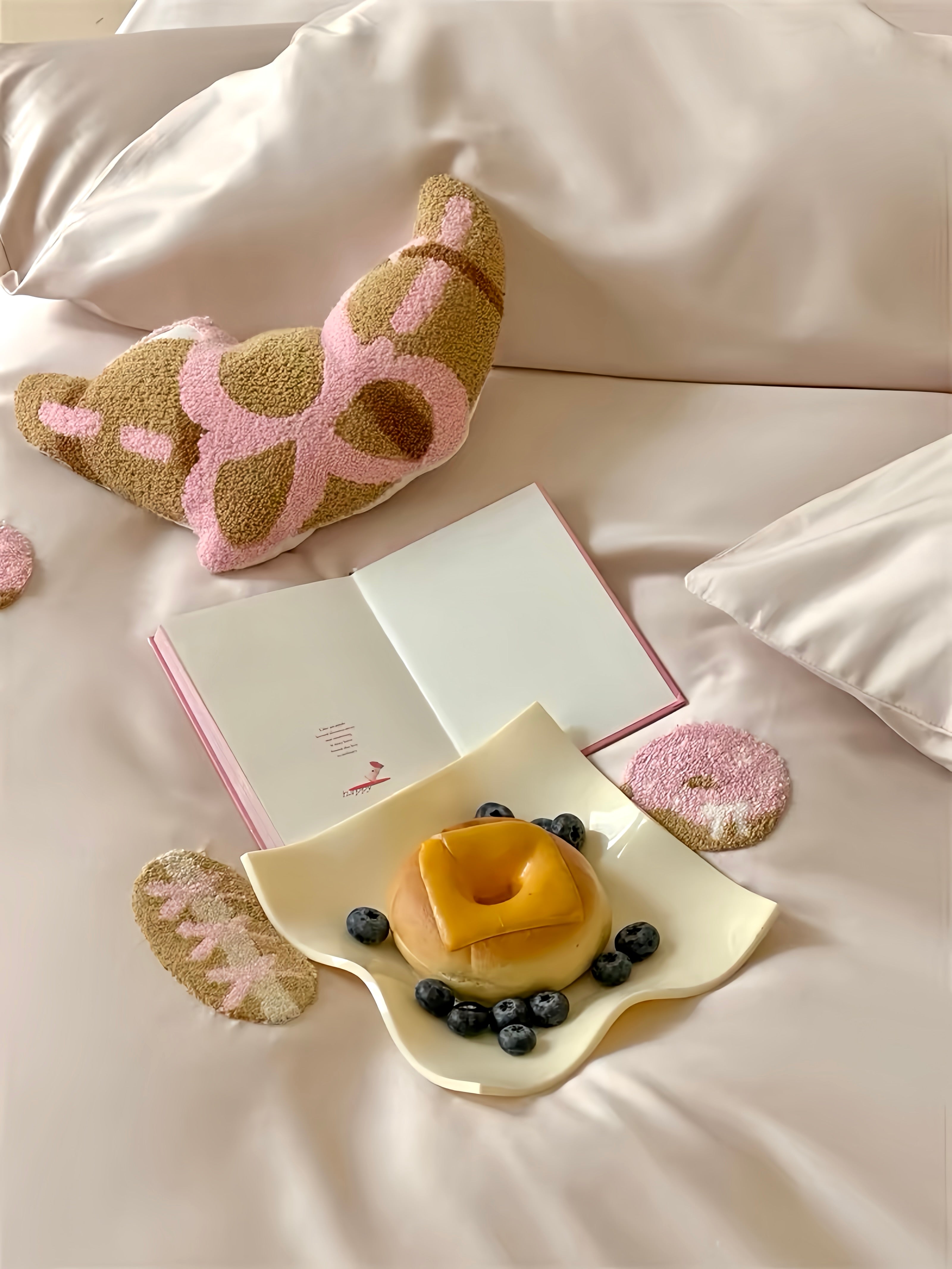 100S Pastel SweetCream Bedding Set