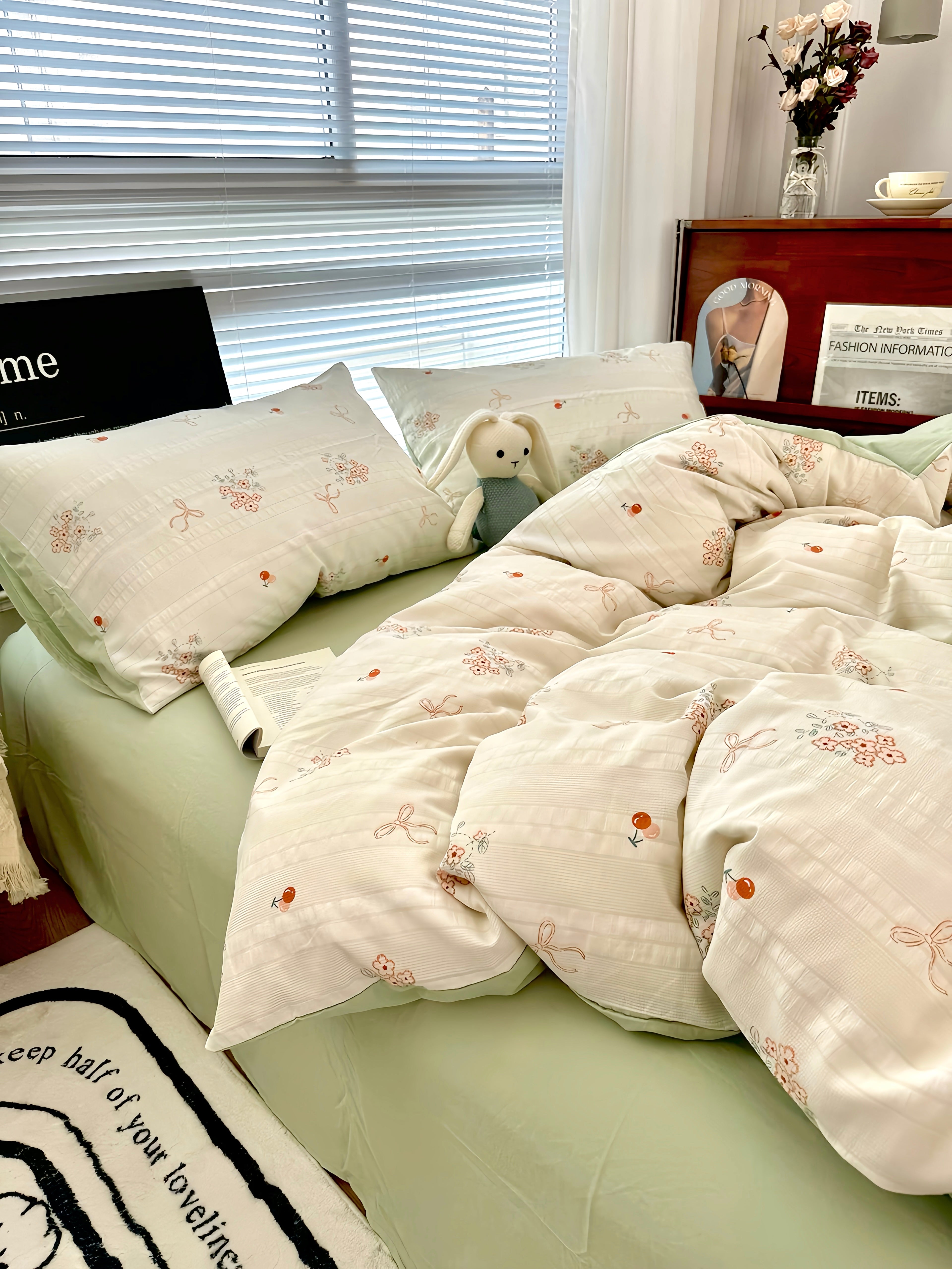 Sweet Vintage Room Bedding Set