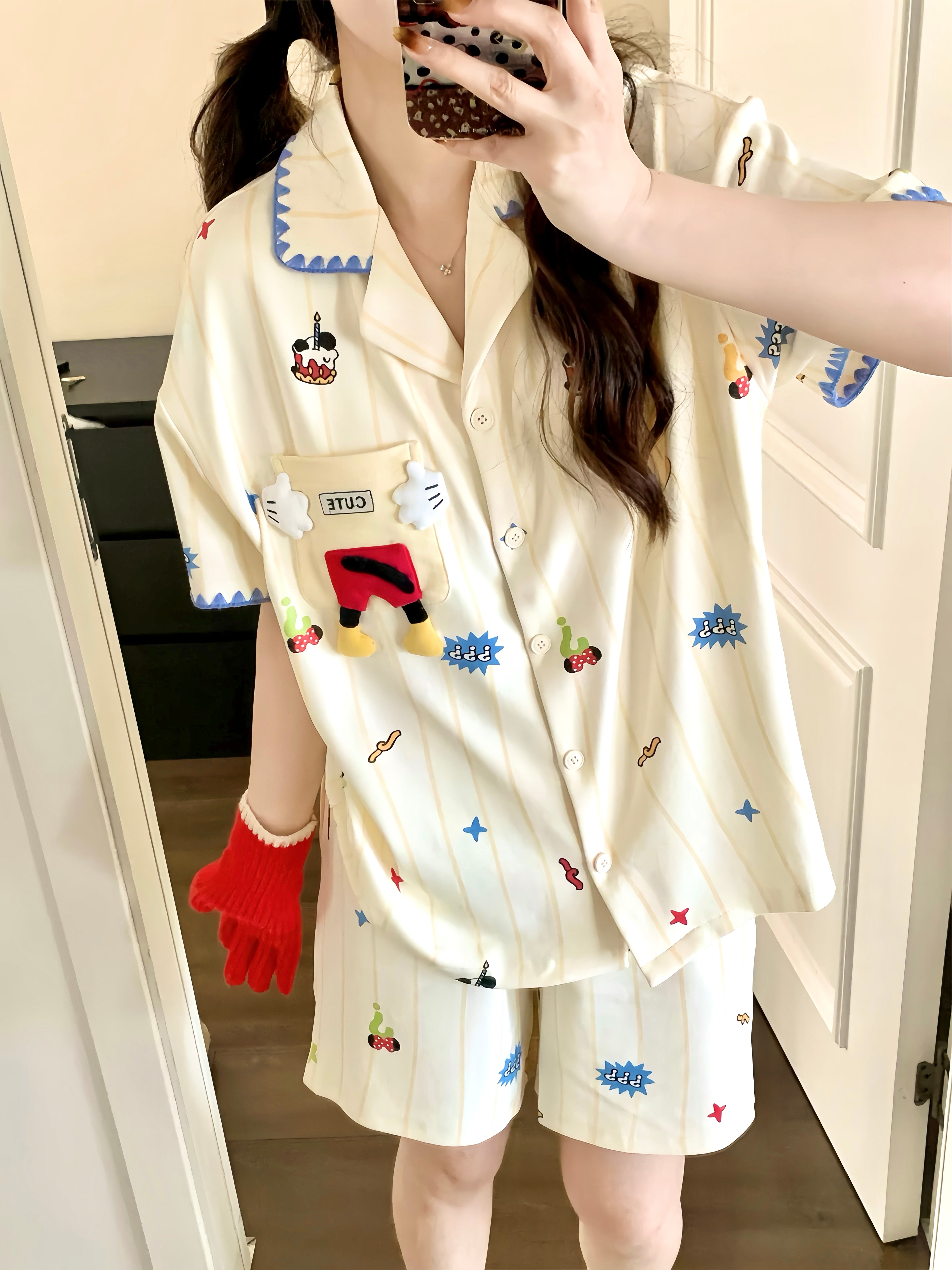 Cream Playhouse Set Pajama