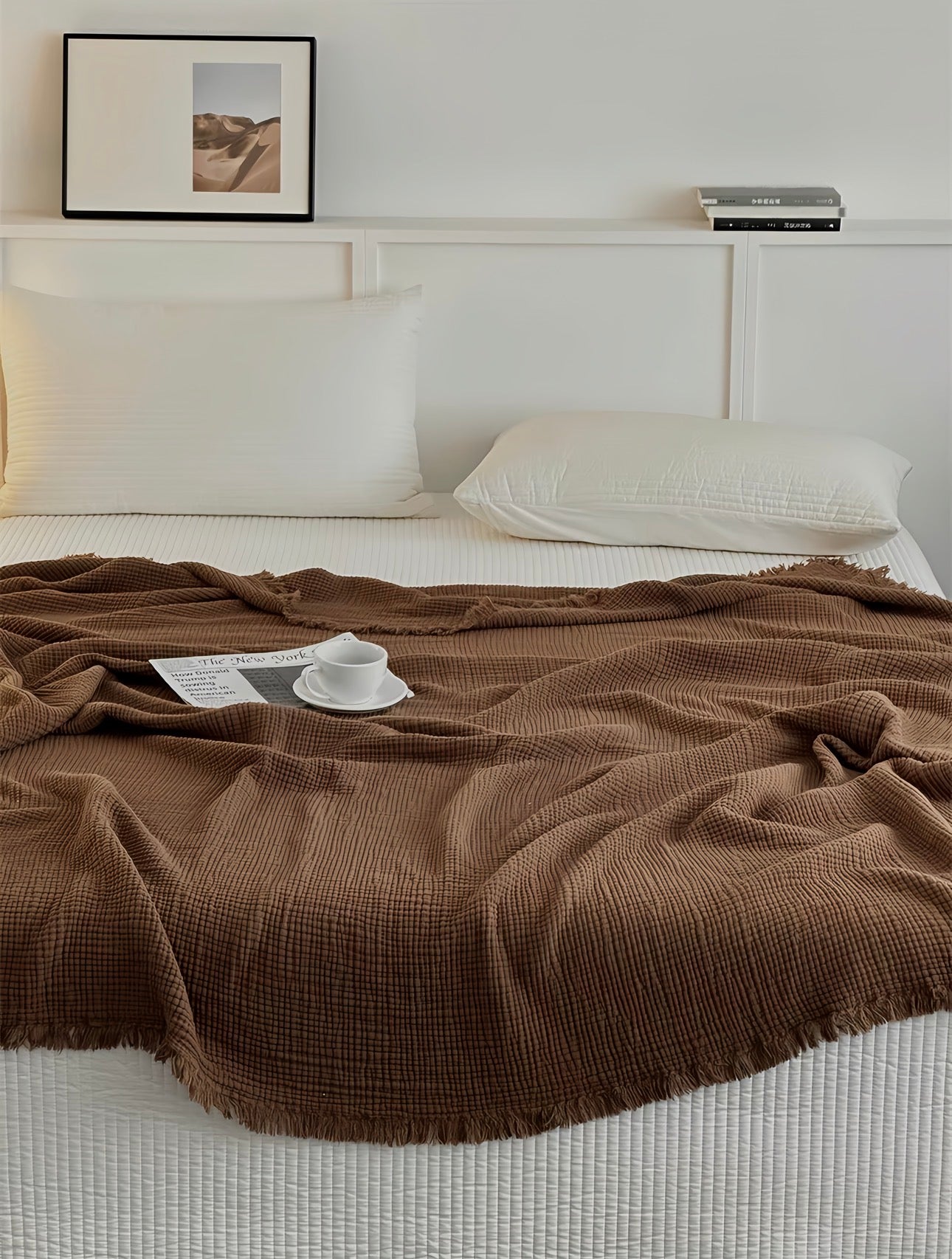 Maison Waffle Throw Blanket