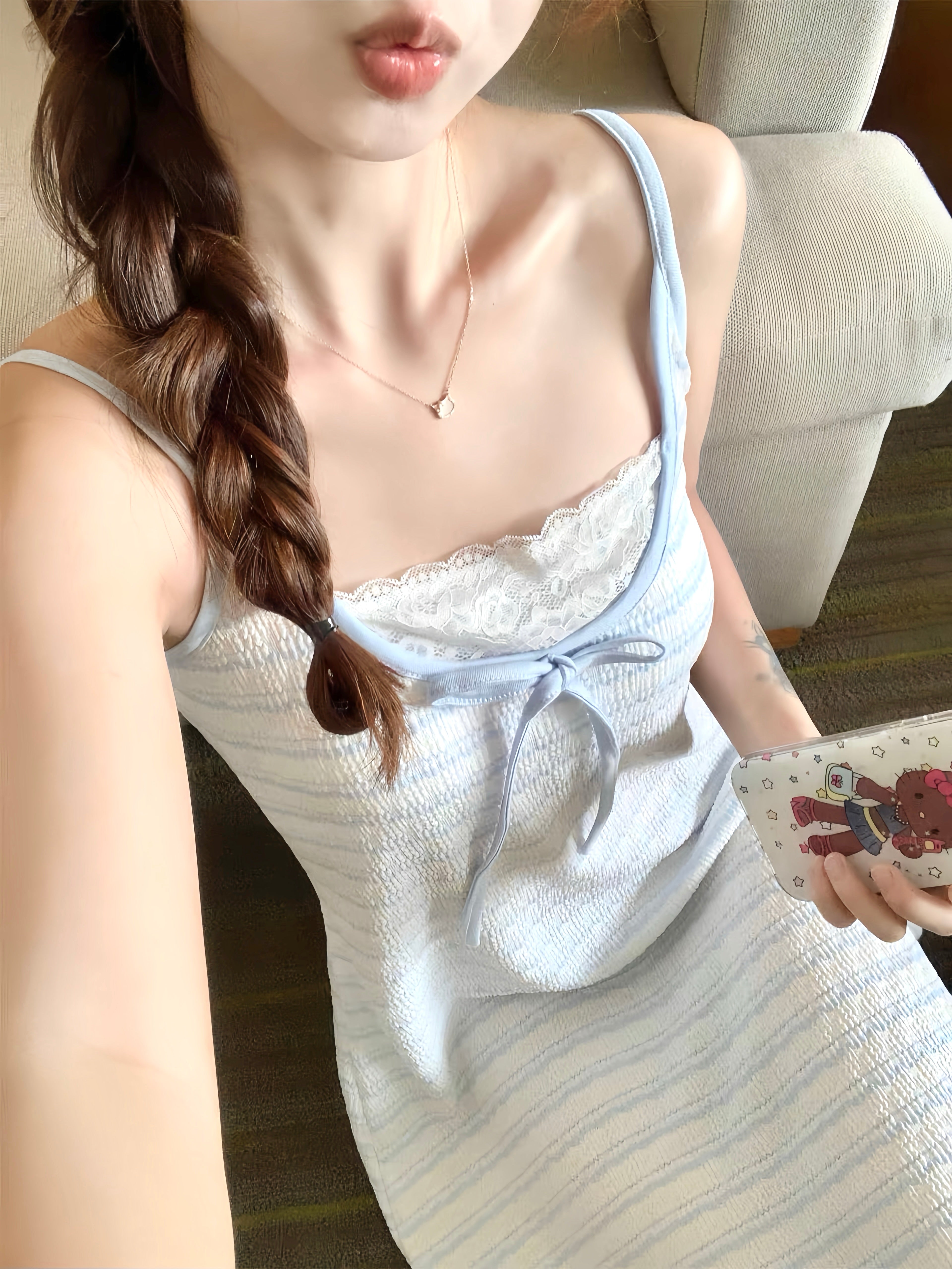 Blueberry Cream Nightdress