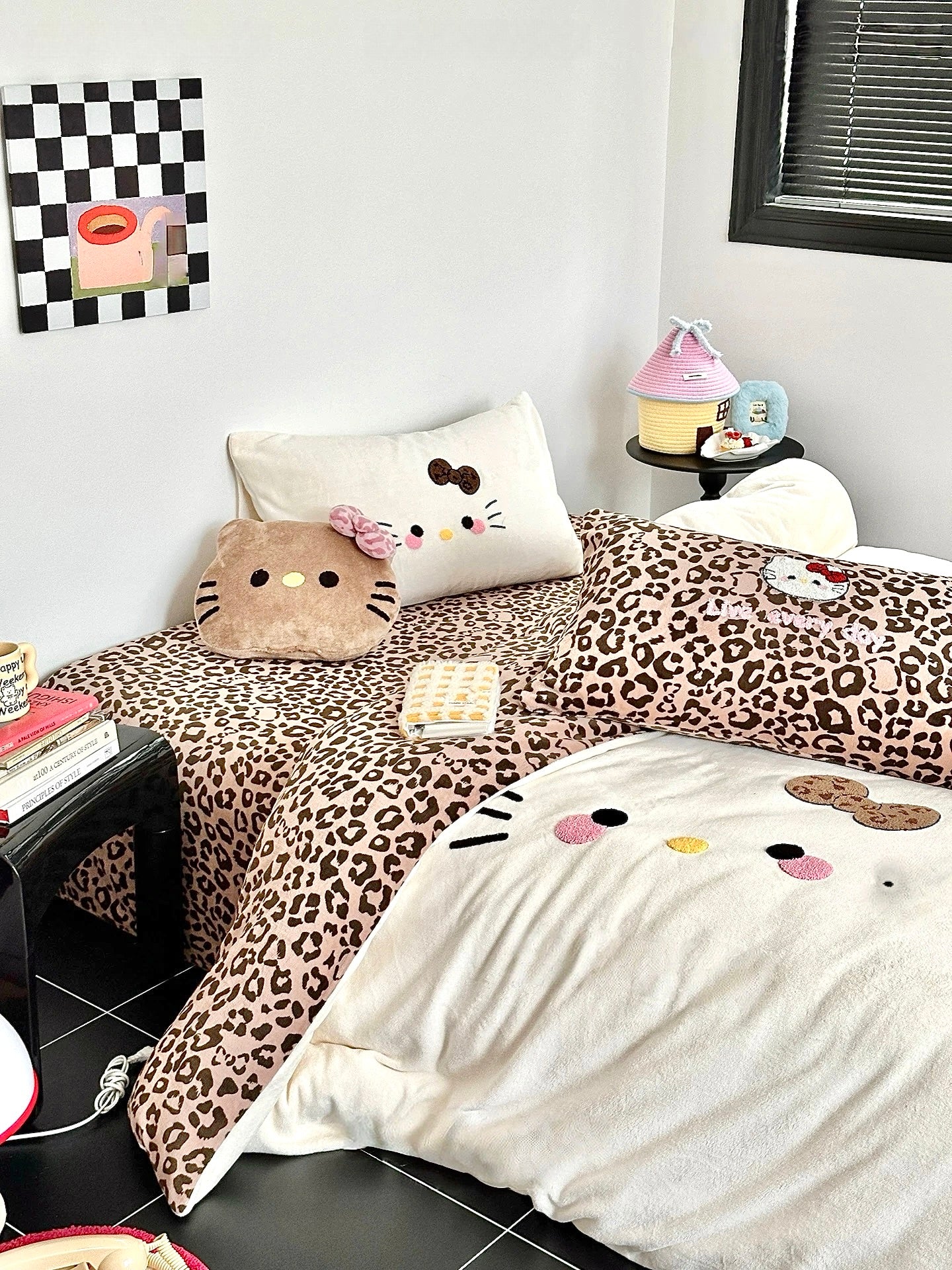 Blush Leopard Whisper Bedding Set