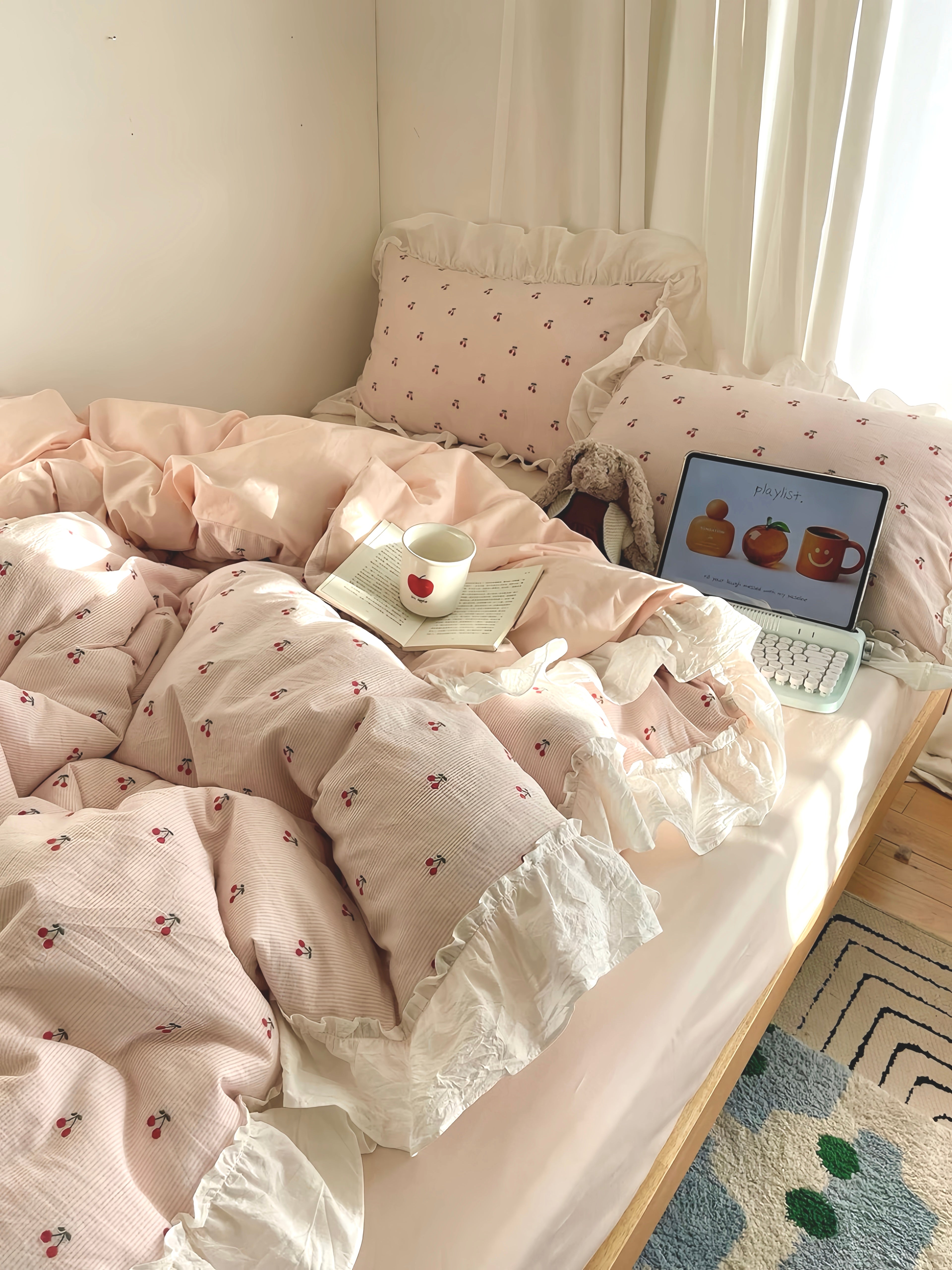 Crème Cherry Rêve Bedding Set