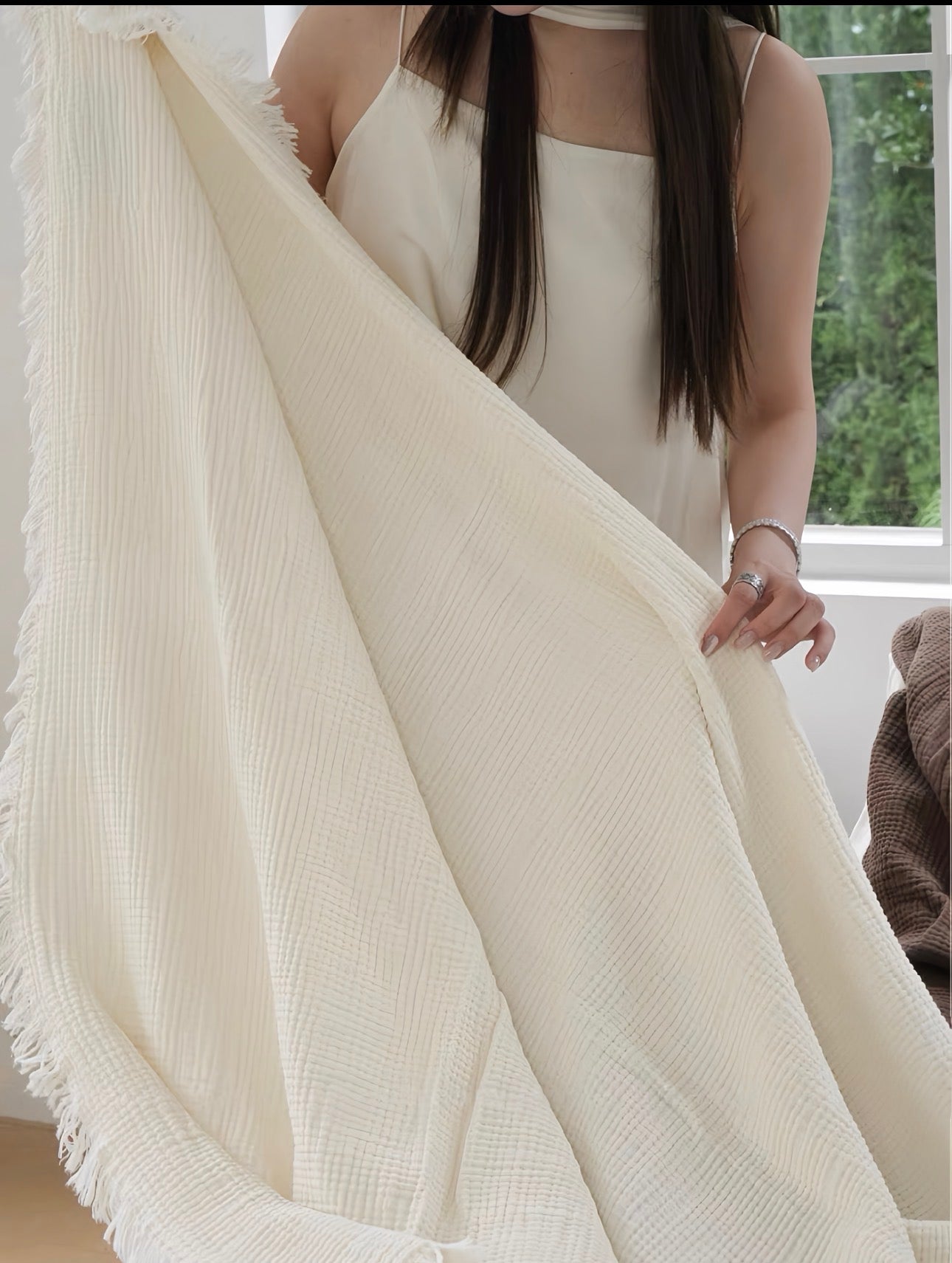 Maison Waffle Throw Blanket