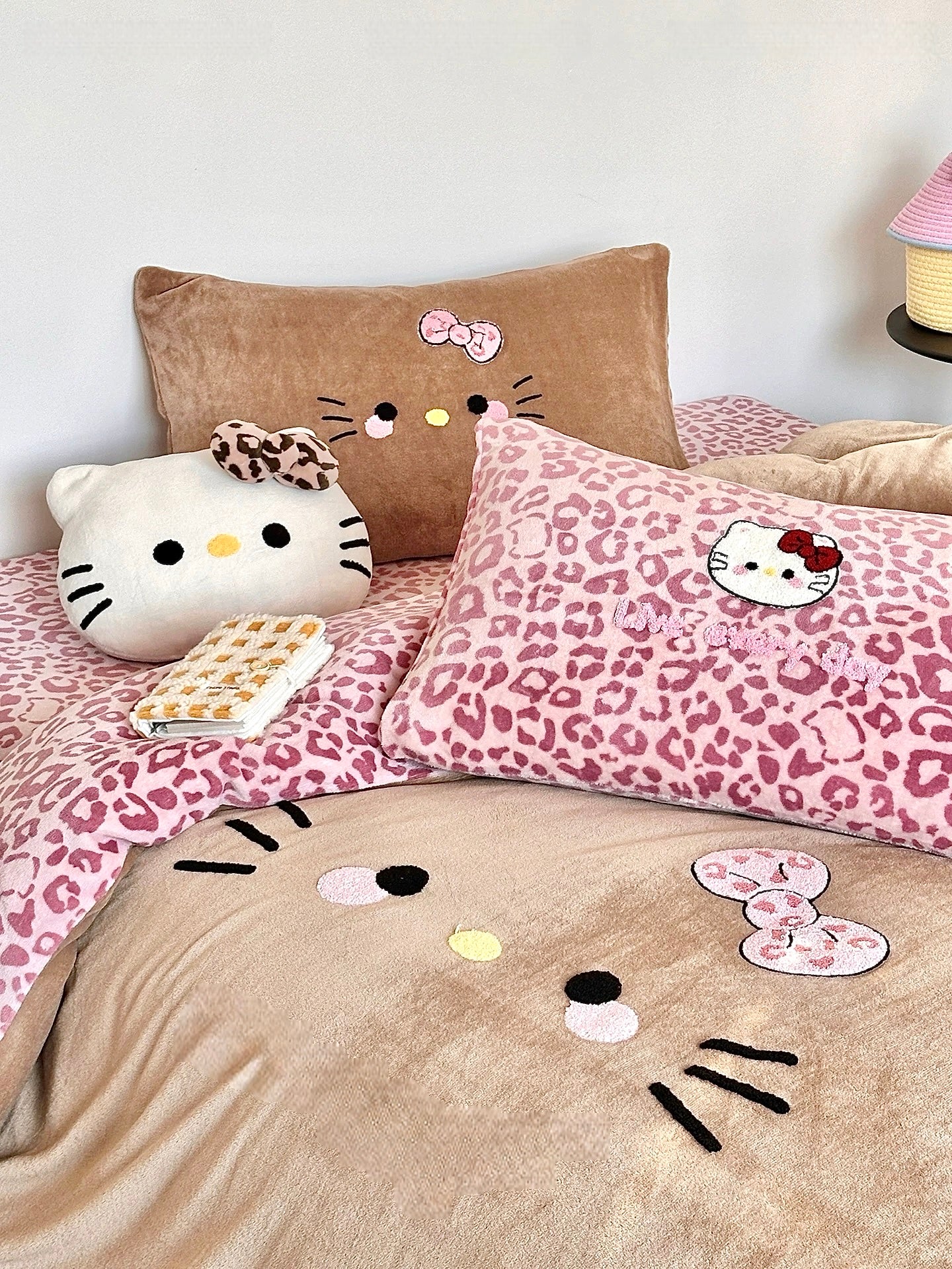 Blush Leopard Whisper Bedding Set