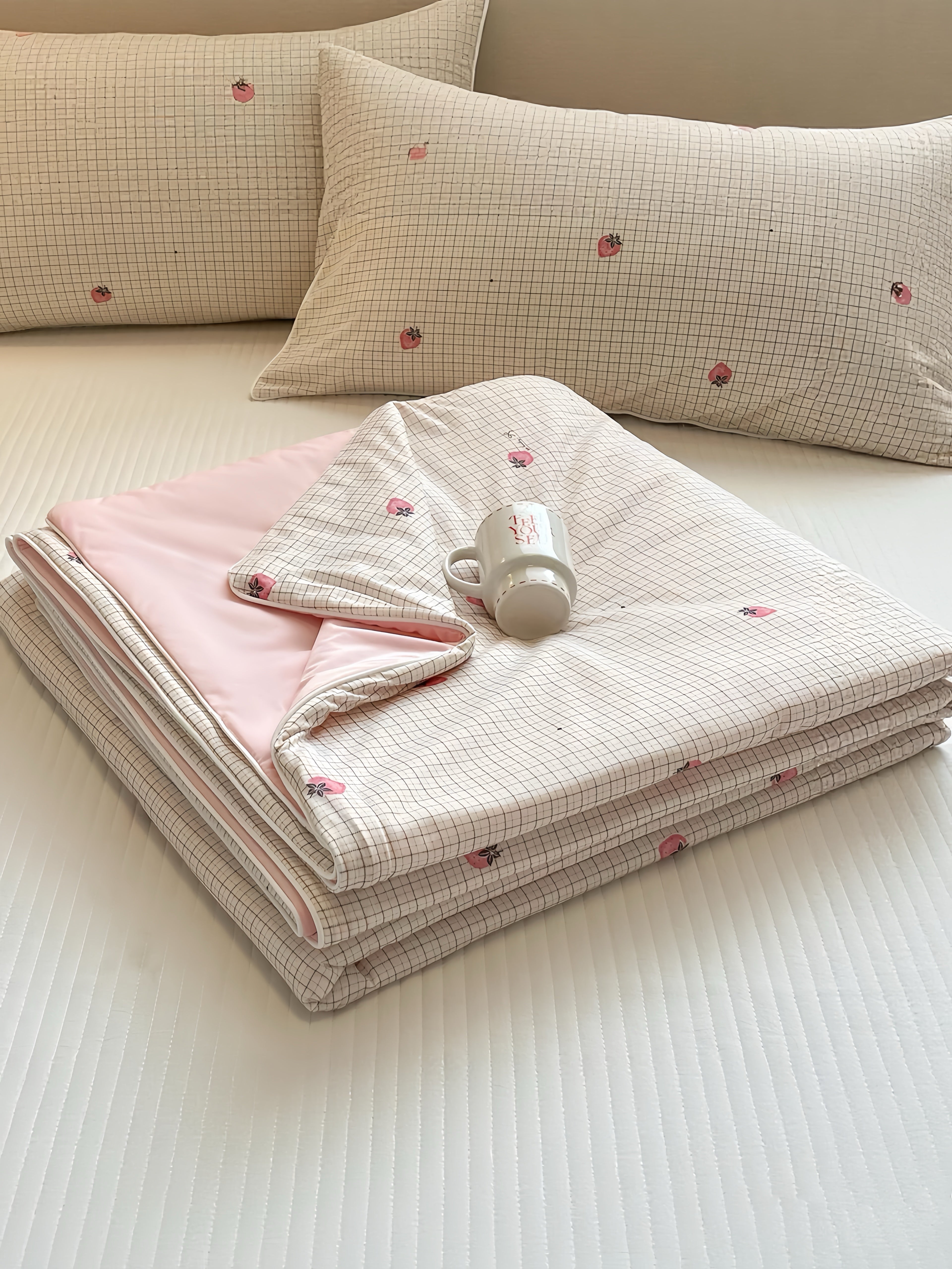 Blush Bow Poem Duvet Only