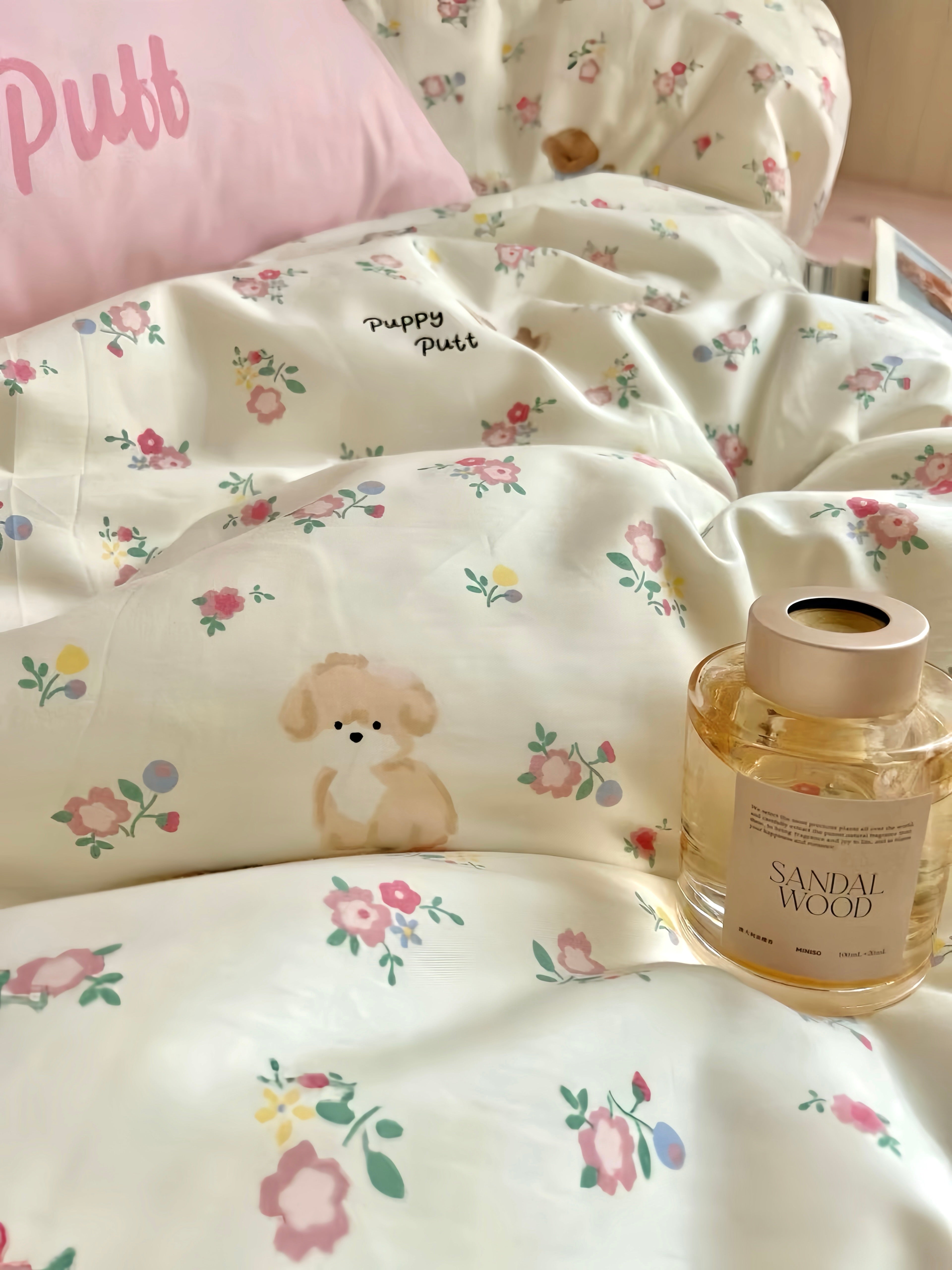 Plush Pup Paradise Bedding Set