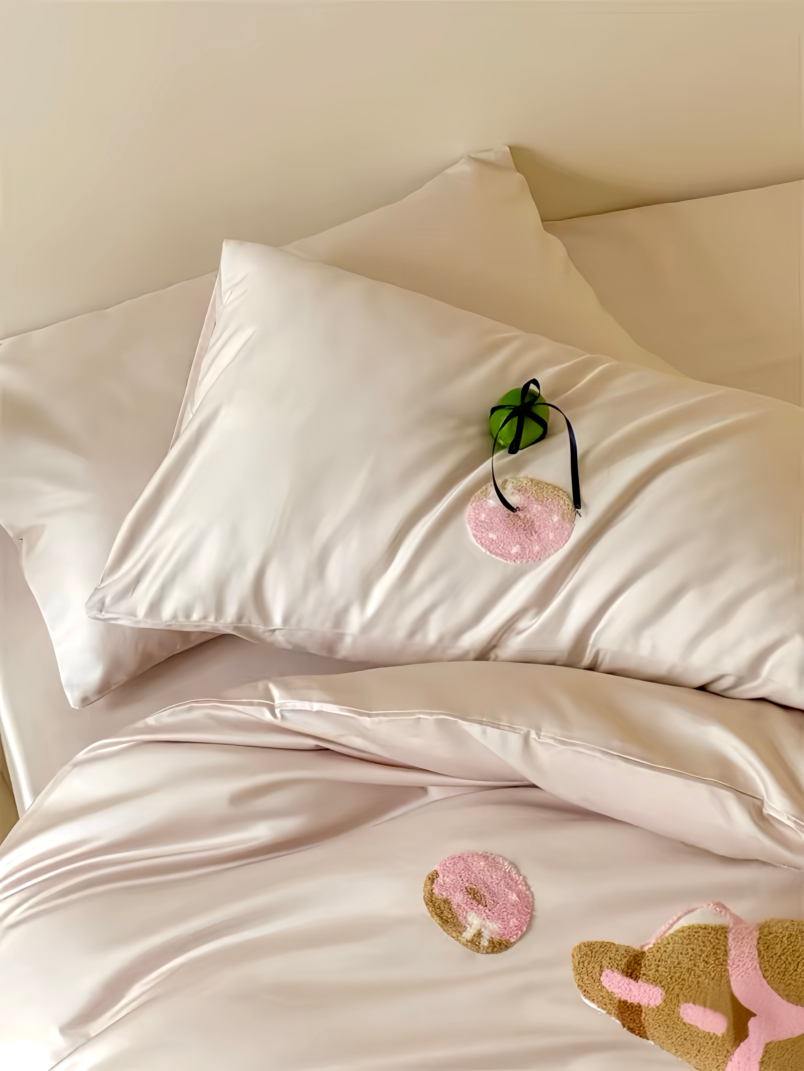 100S Pastel SweetCream Bedding Set