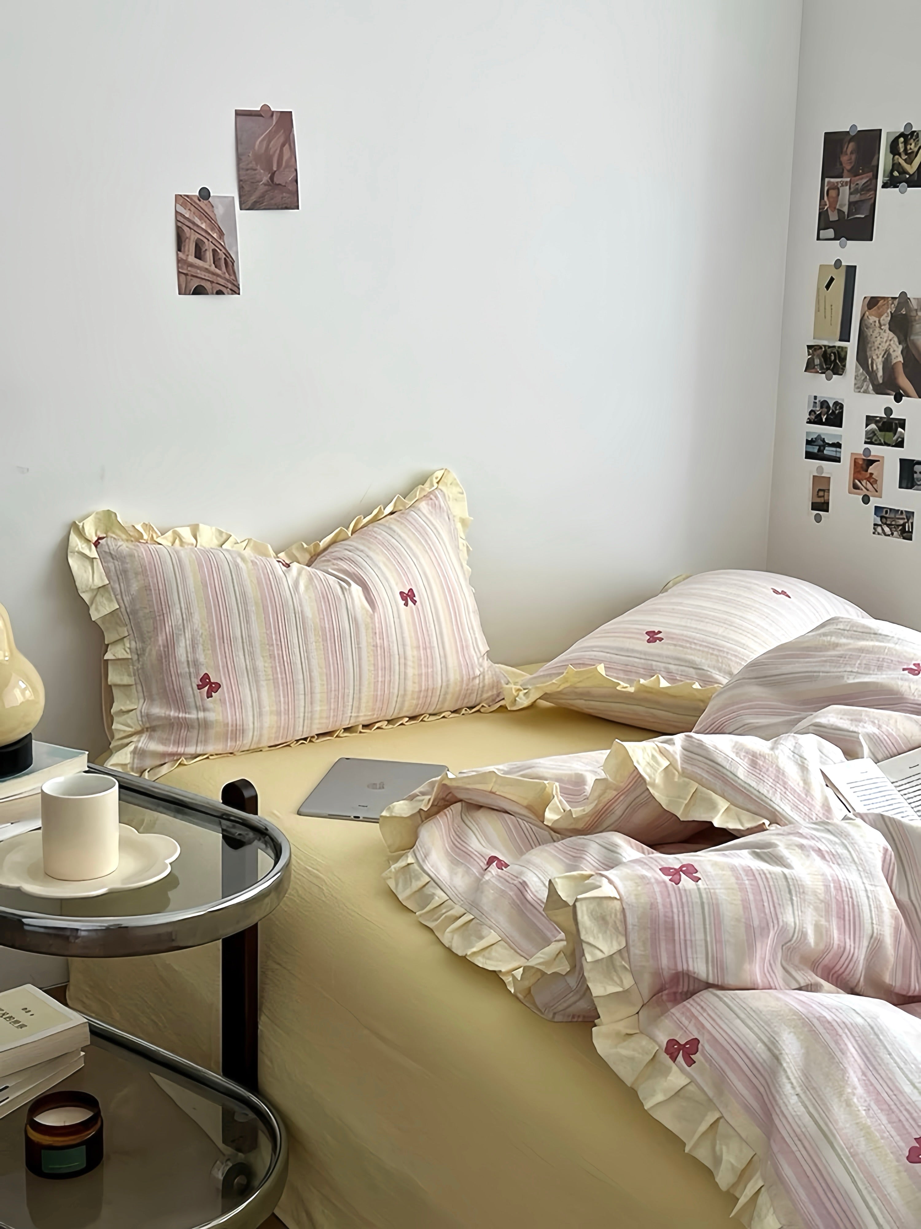 Blush Stripe Sonata Bedding Set