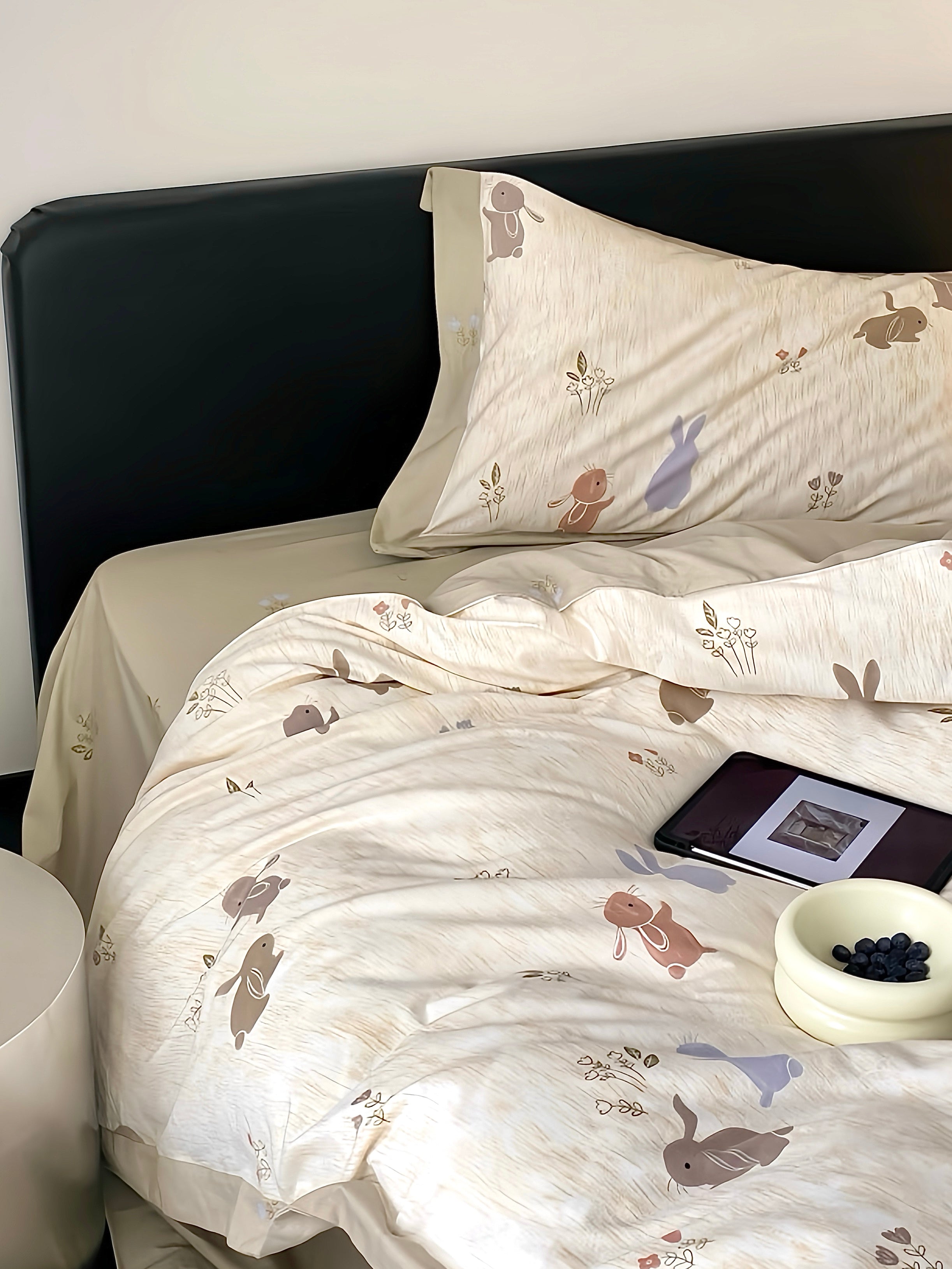 60S Meadow Bunny Bedding Set