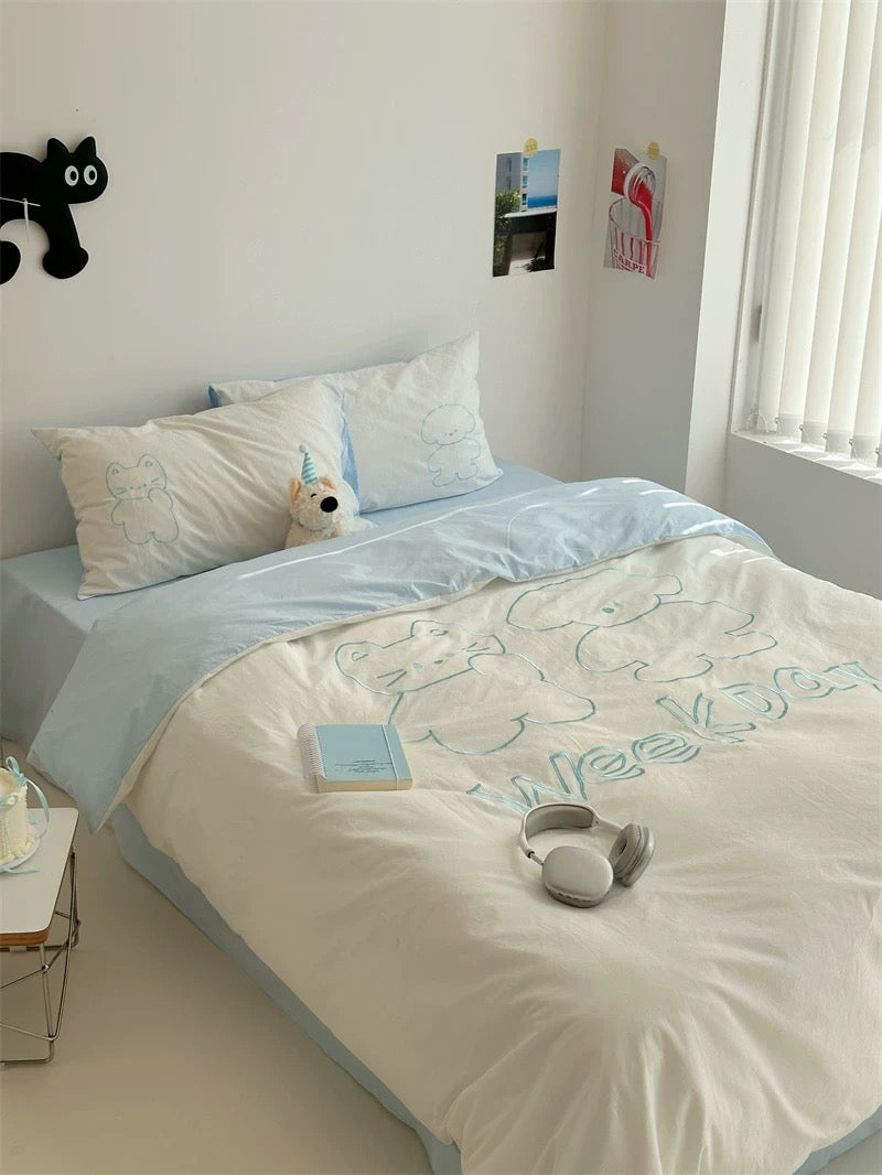 Calm Doodles Bedding Set