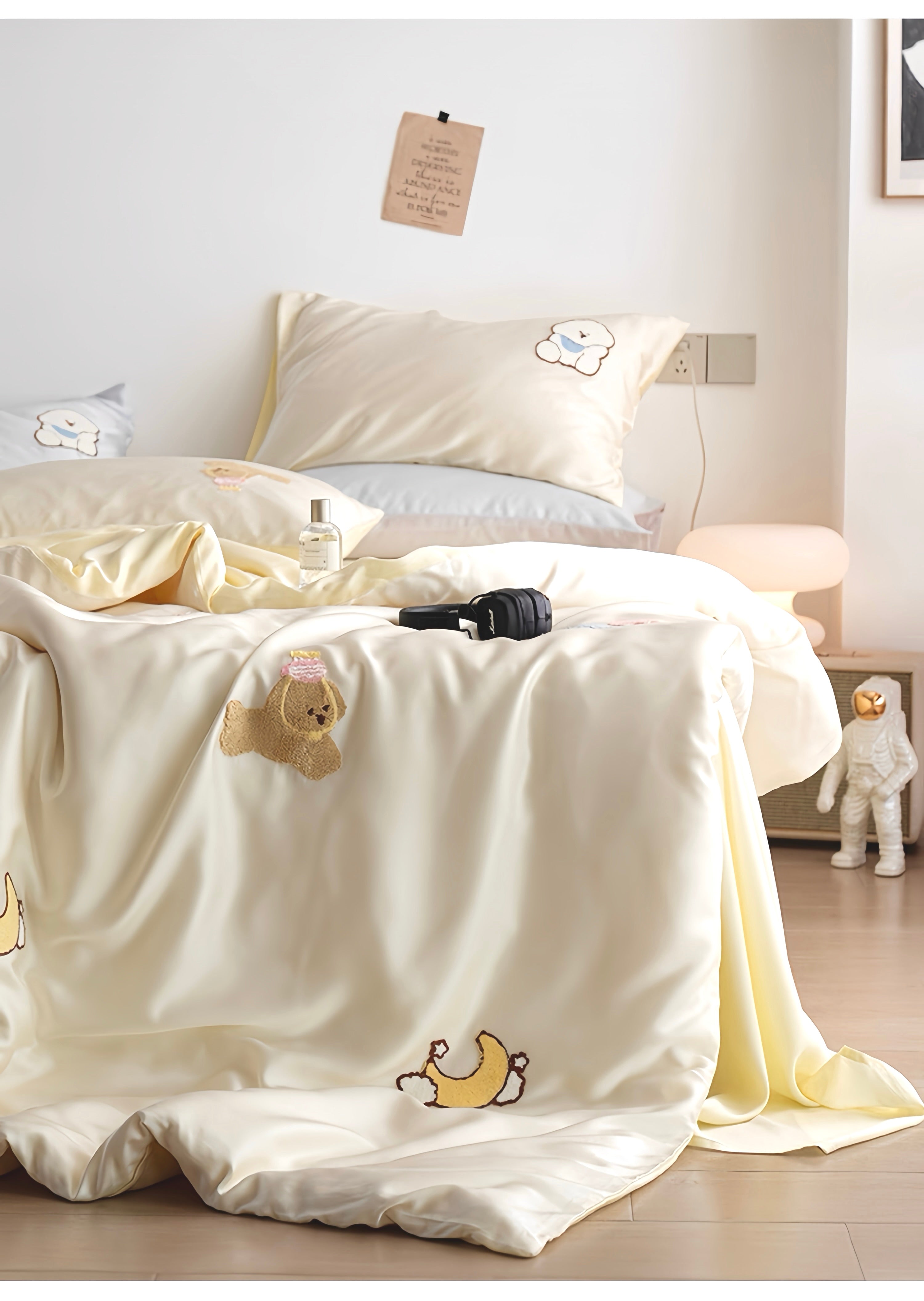 Tencel Warm Milk Companion Bedding Set