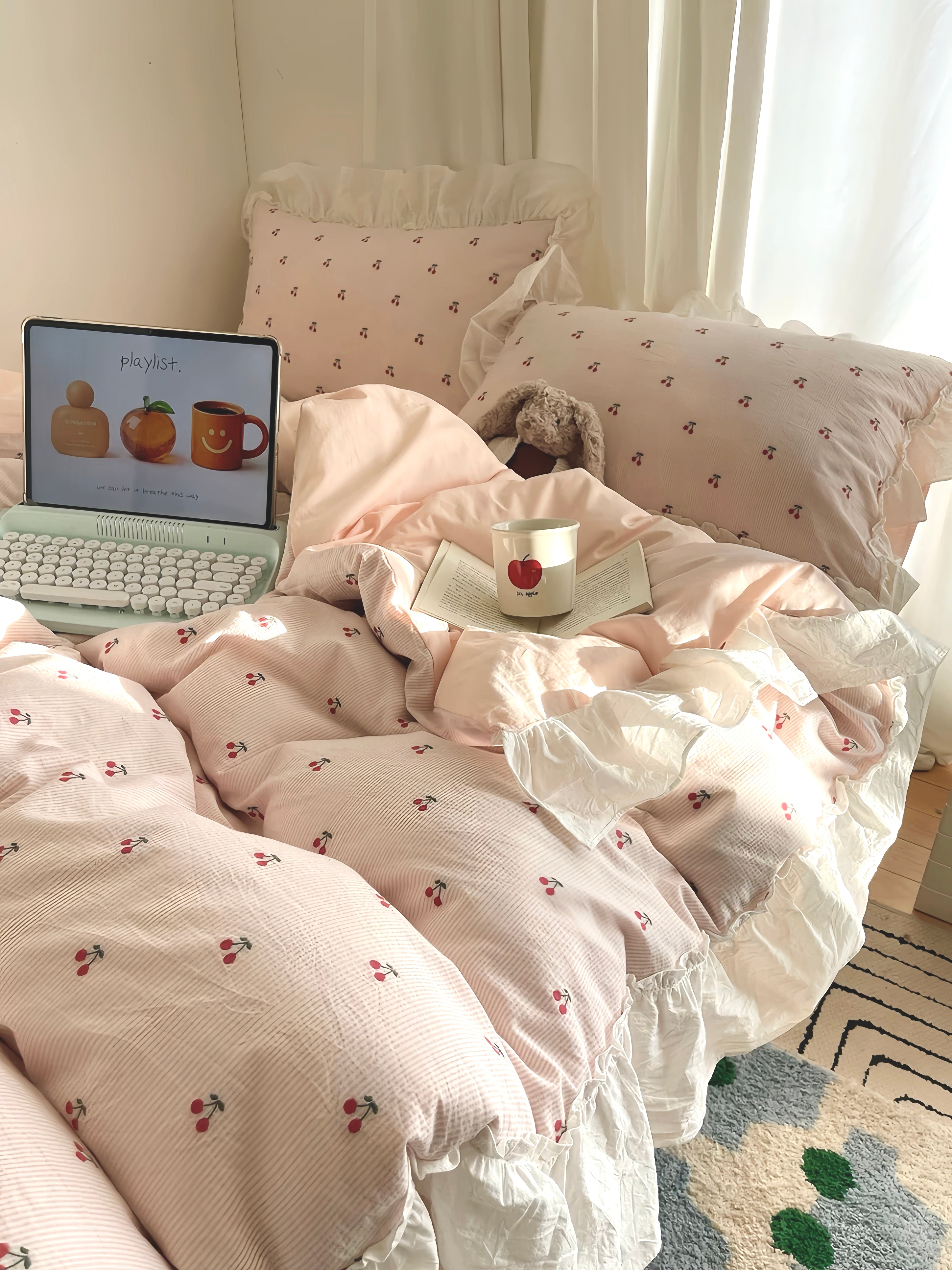 Crème Cherry Rêve Bedding Set