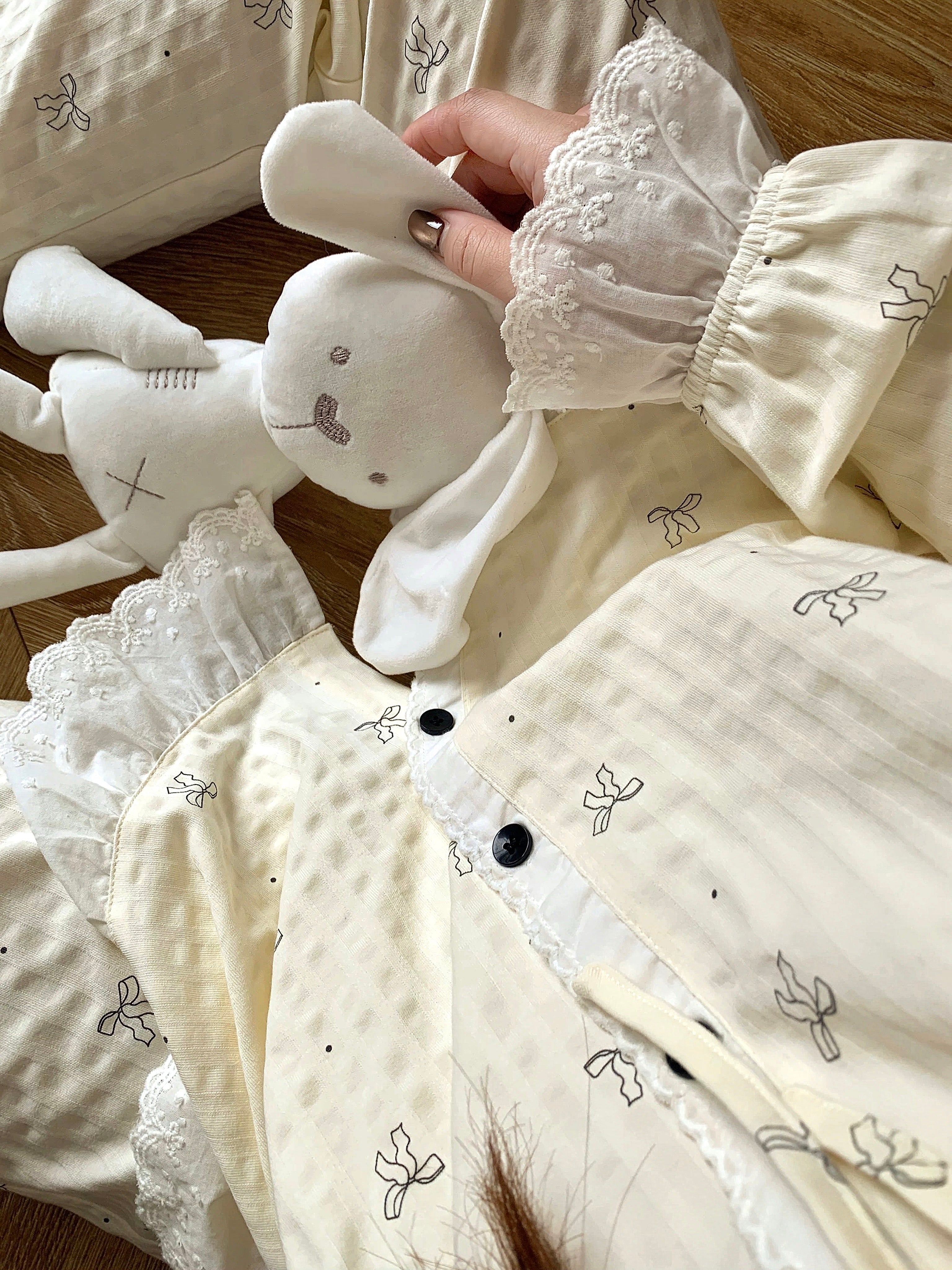 Buttercream Lace Pajamas