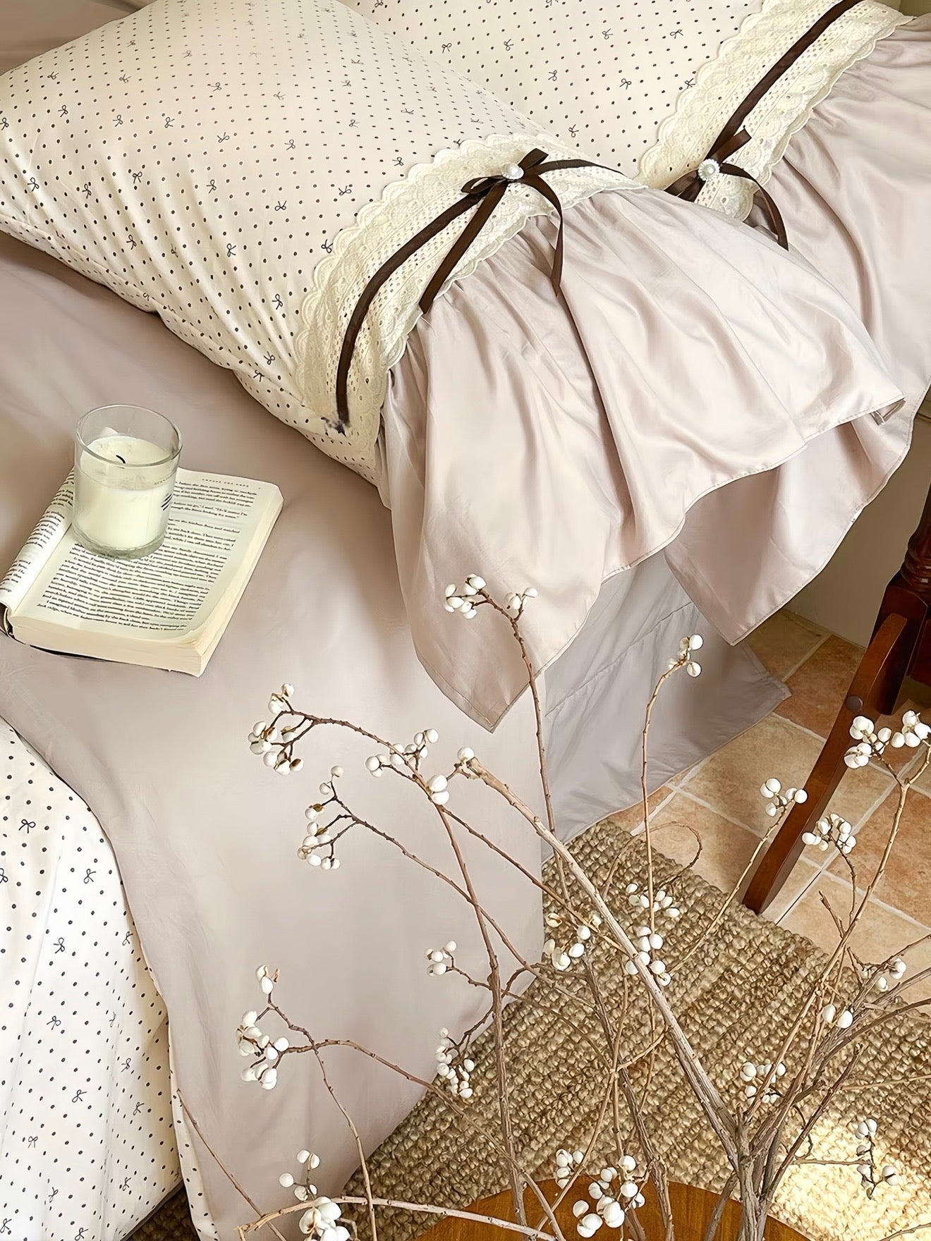 Paris Ribbon Bedding Set
