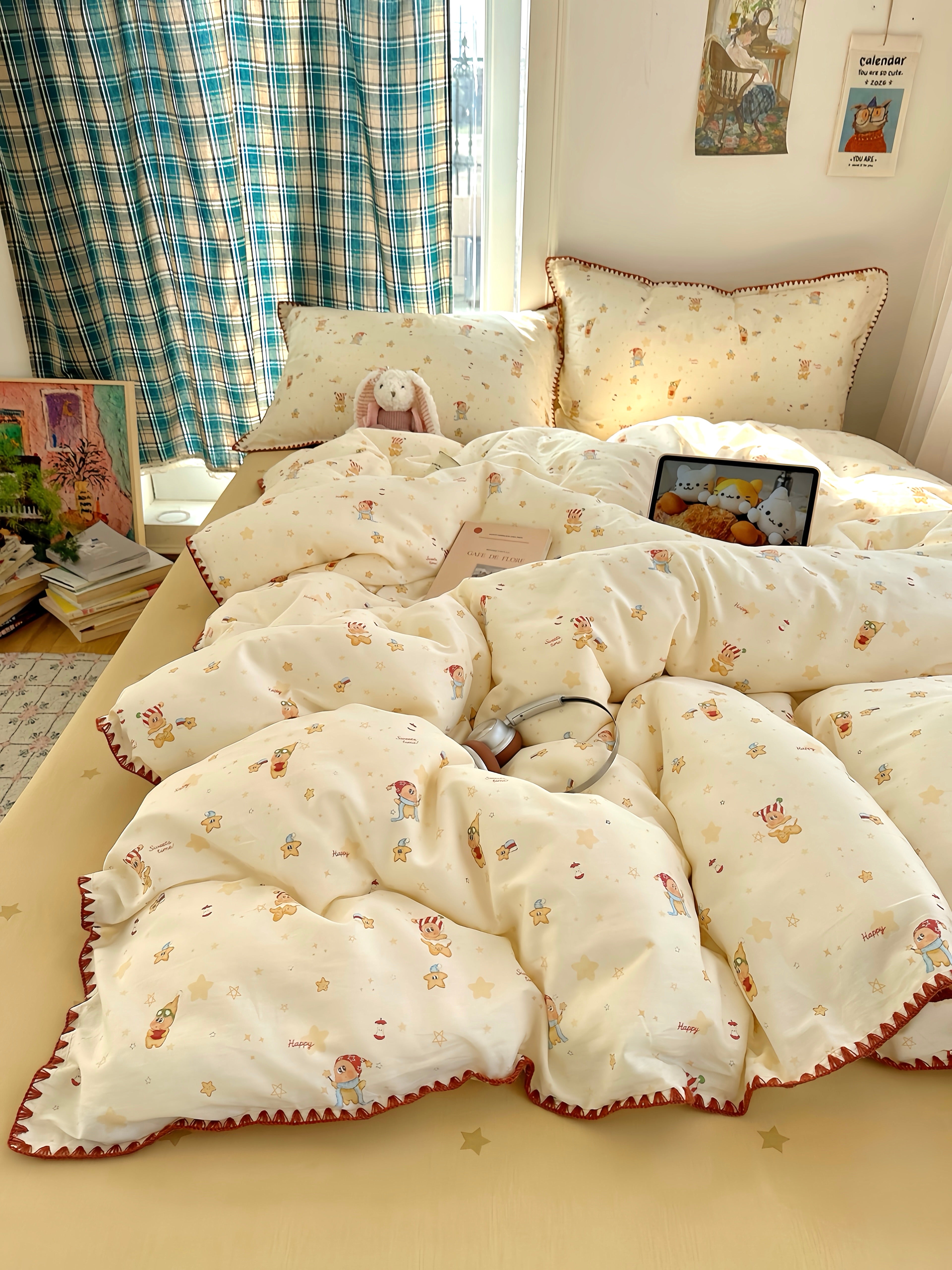 Honey Star Field Bedding Set
