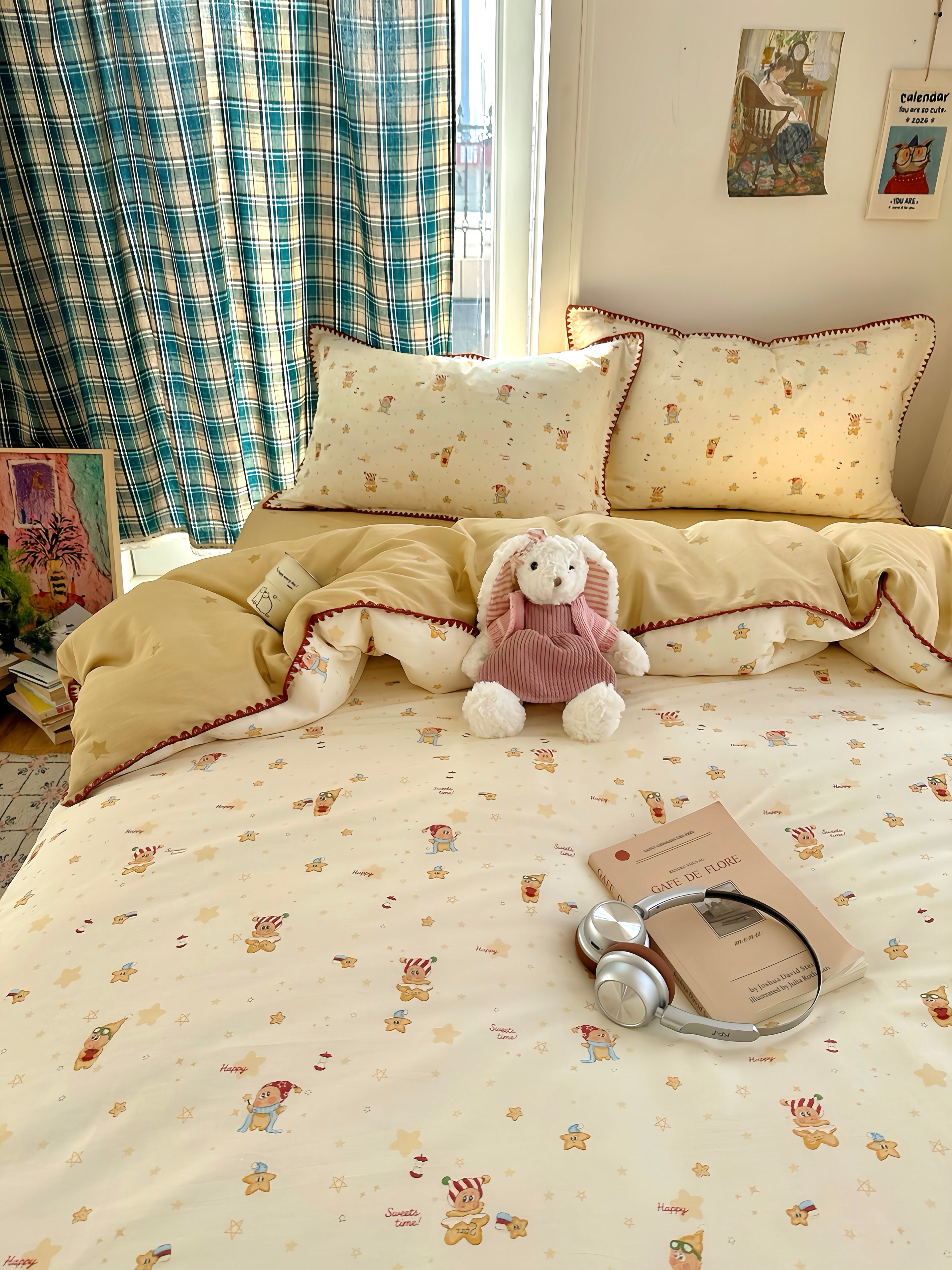 Honey Star Field Bedding Set