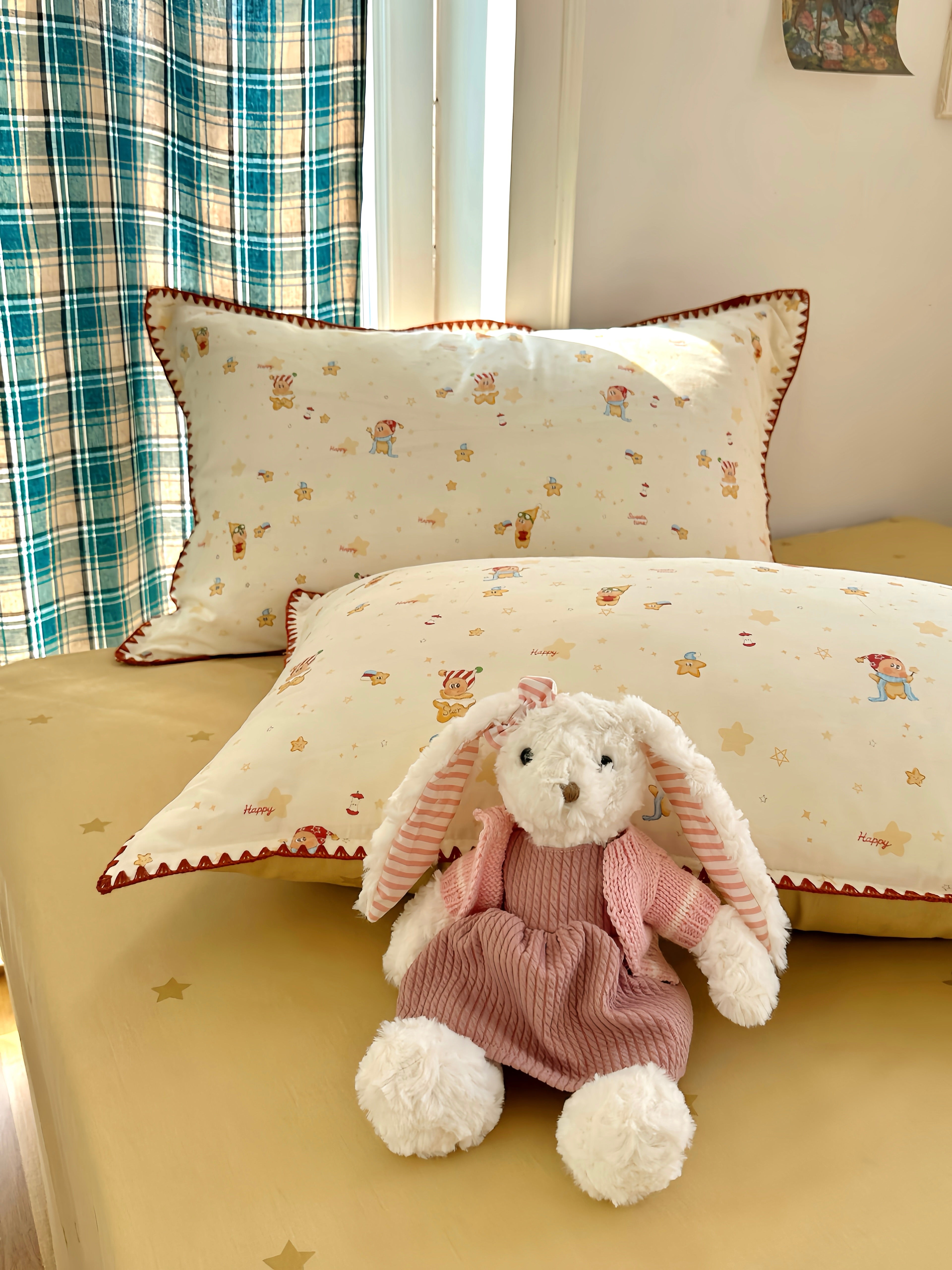 Honey Star Field Bedding Set