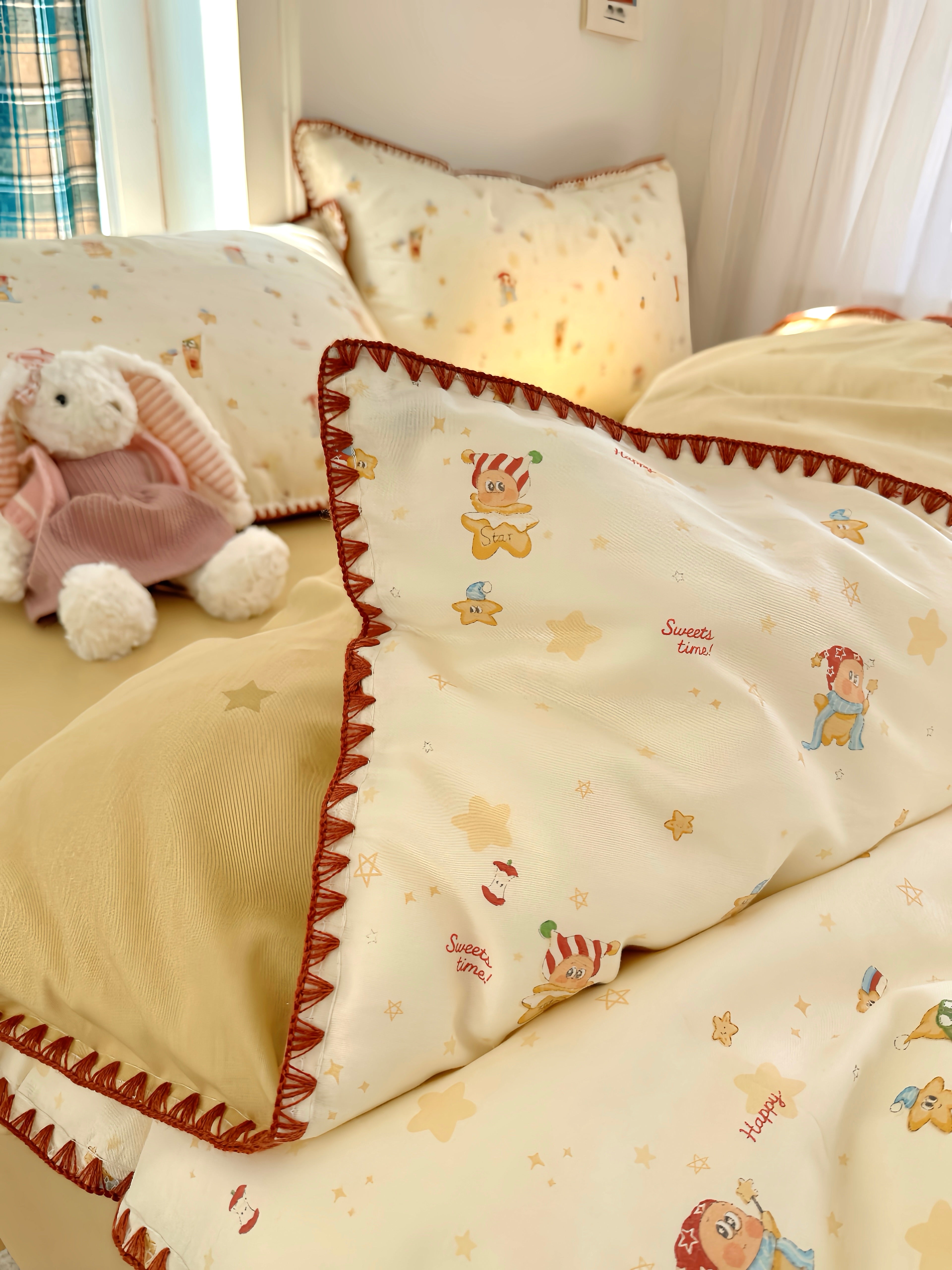 Honey Star Field Bedding Set