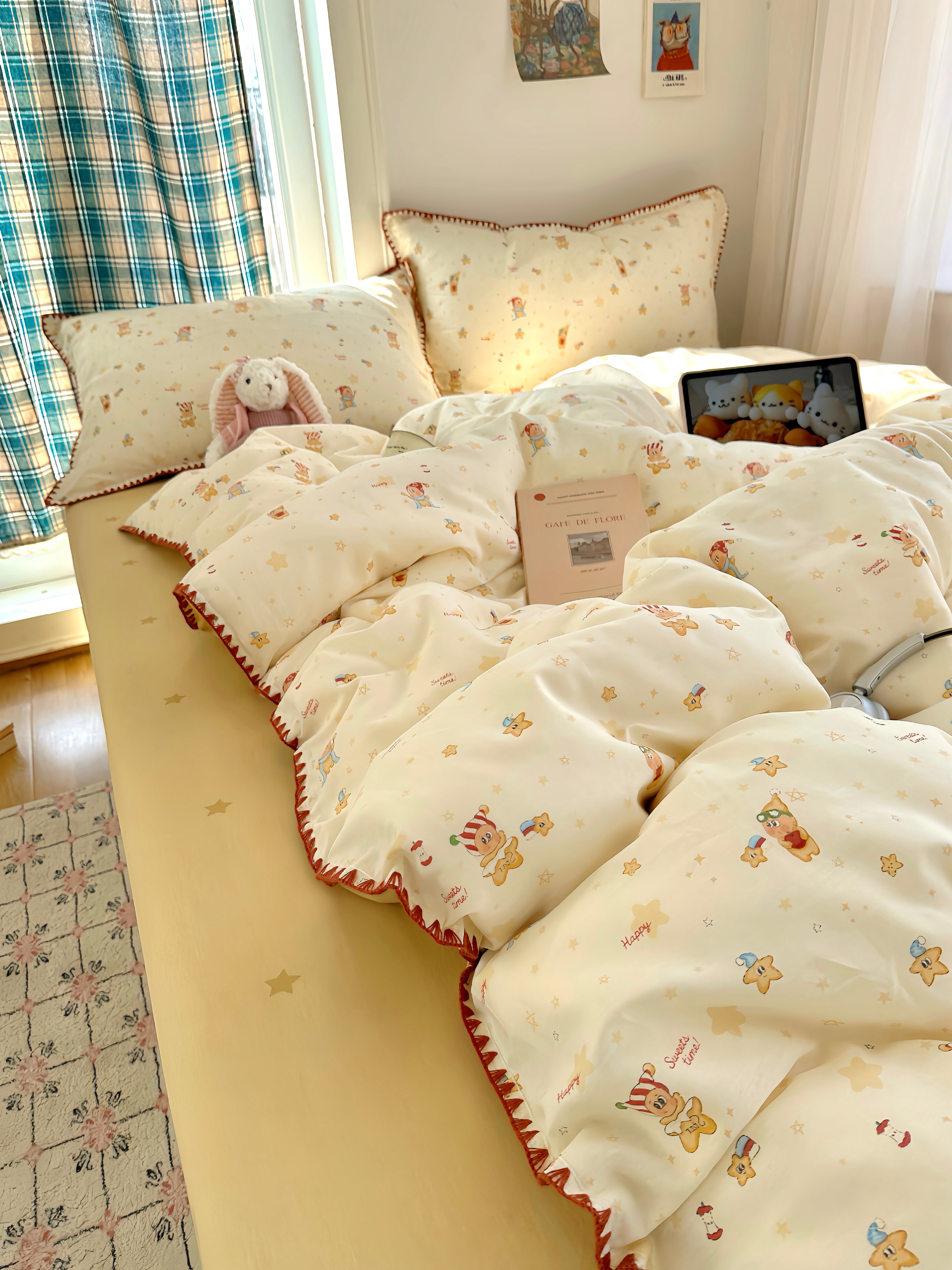 Honey Star Field Bedding Set
